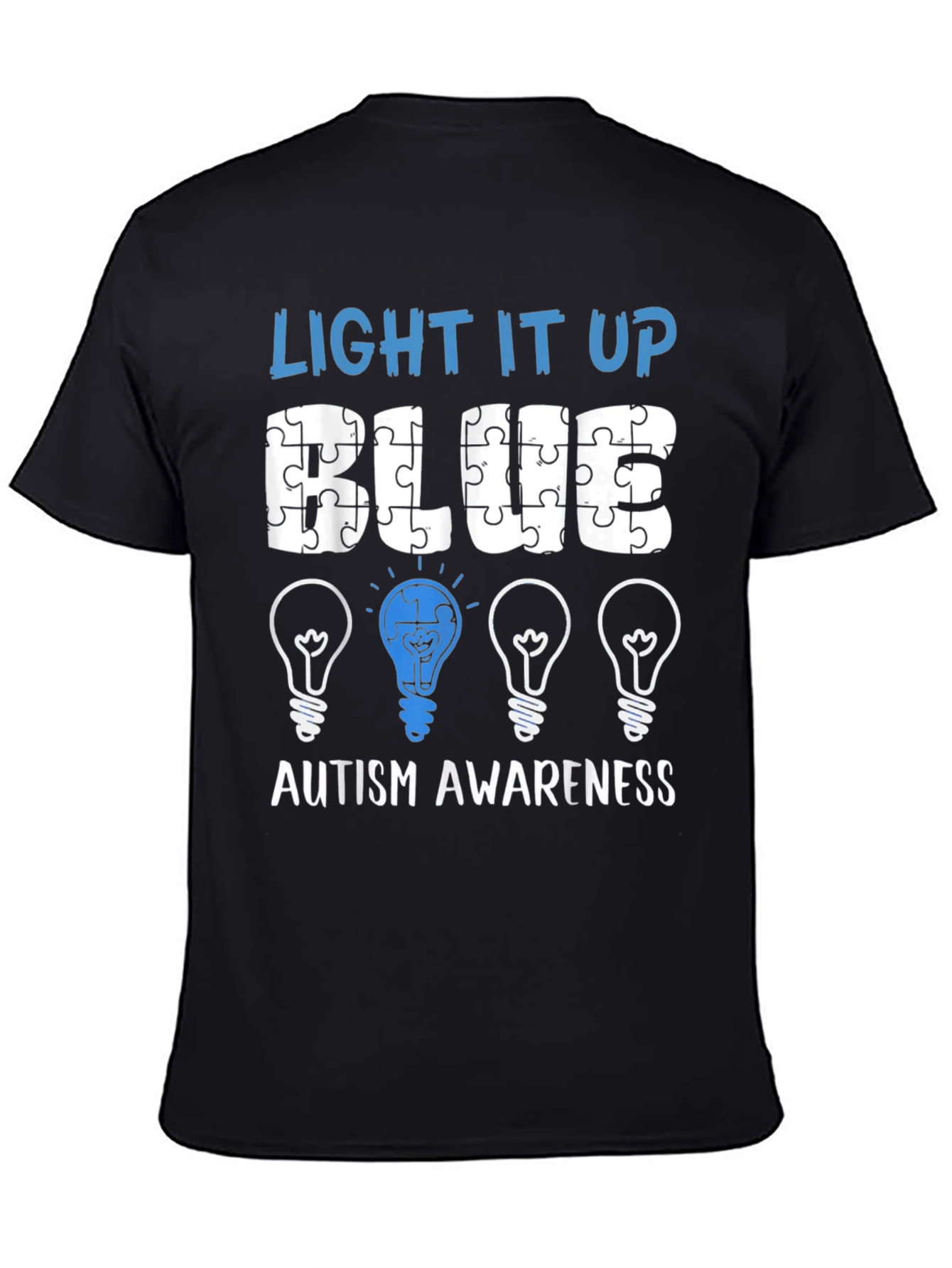 Autism Awareness T-Shirt - Light It Up Blue