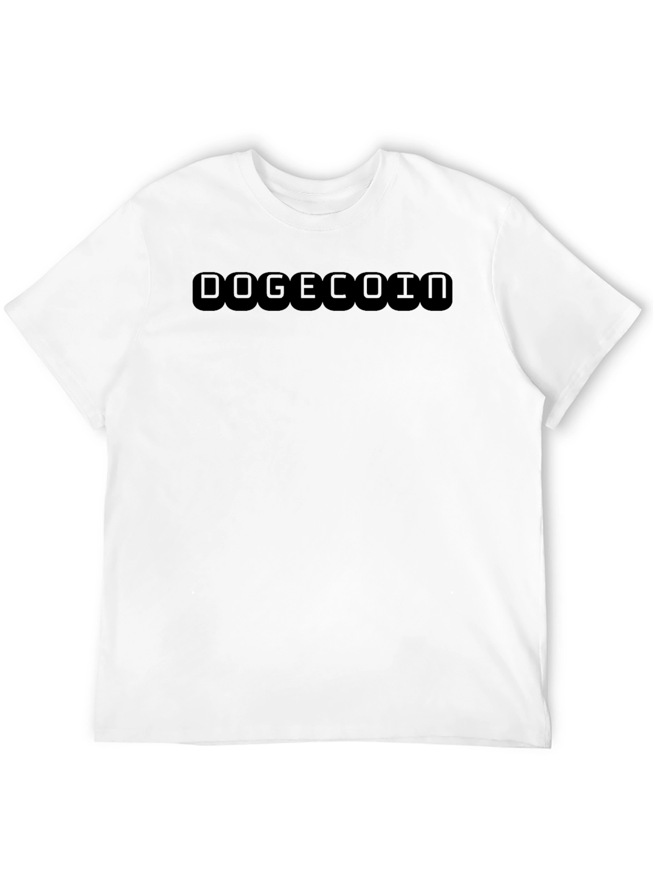 DOGECOIN Black Graphic Tee - Crypto Currency