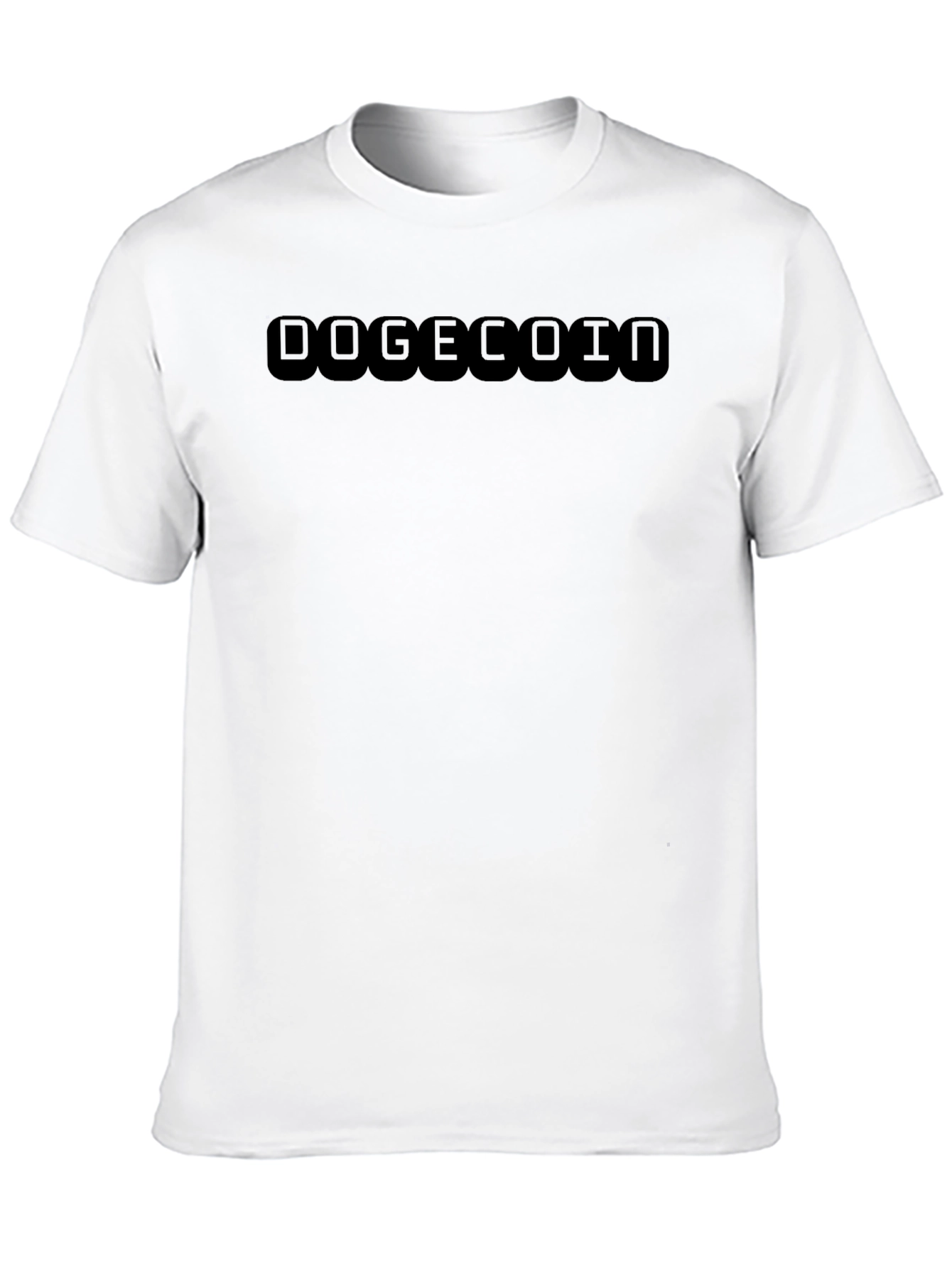 DOGECOIN Black Graphic Tee - Crypto Currency