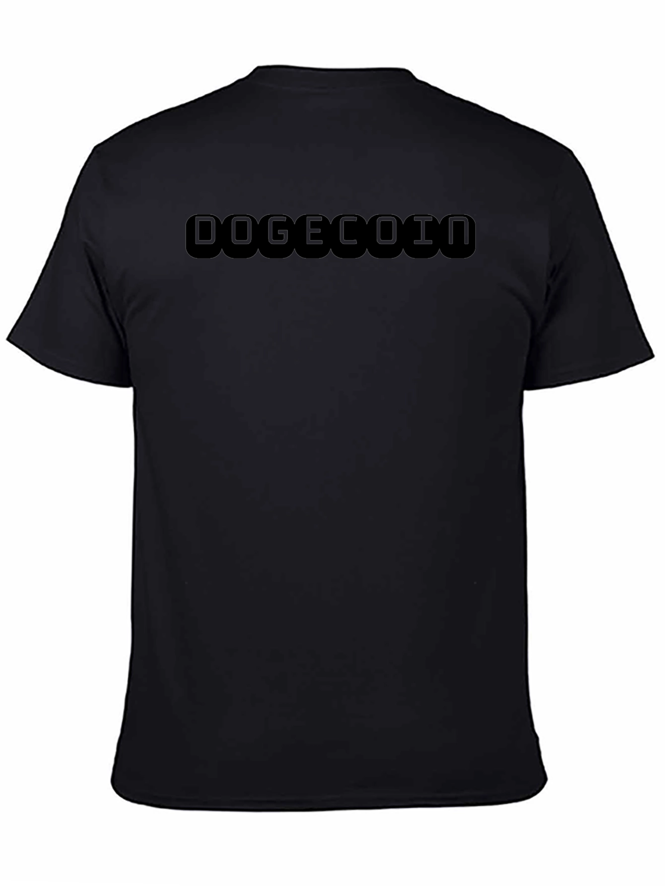 DOGECOIN Black Graphic Tee - Crypto Currency
