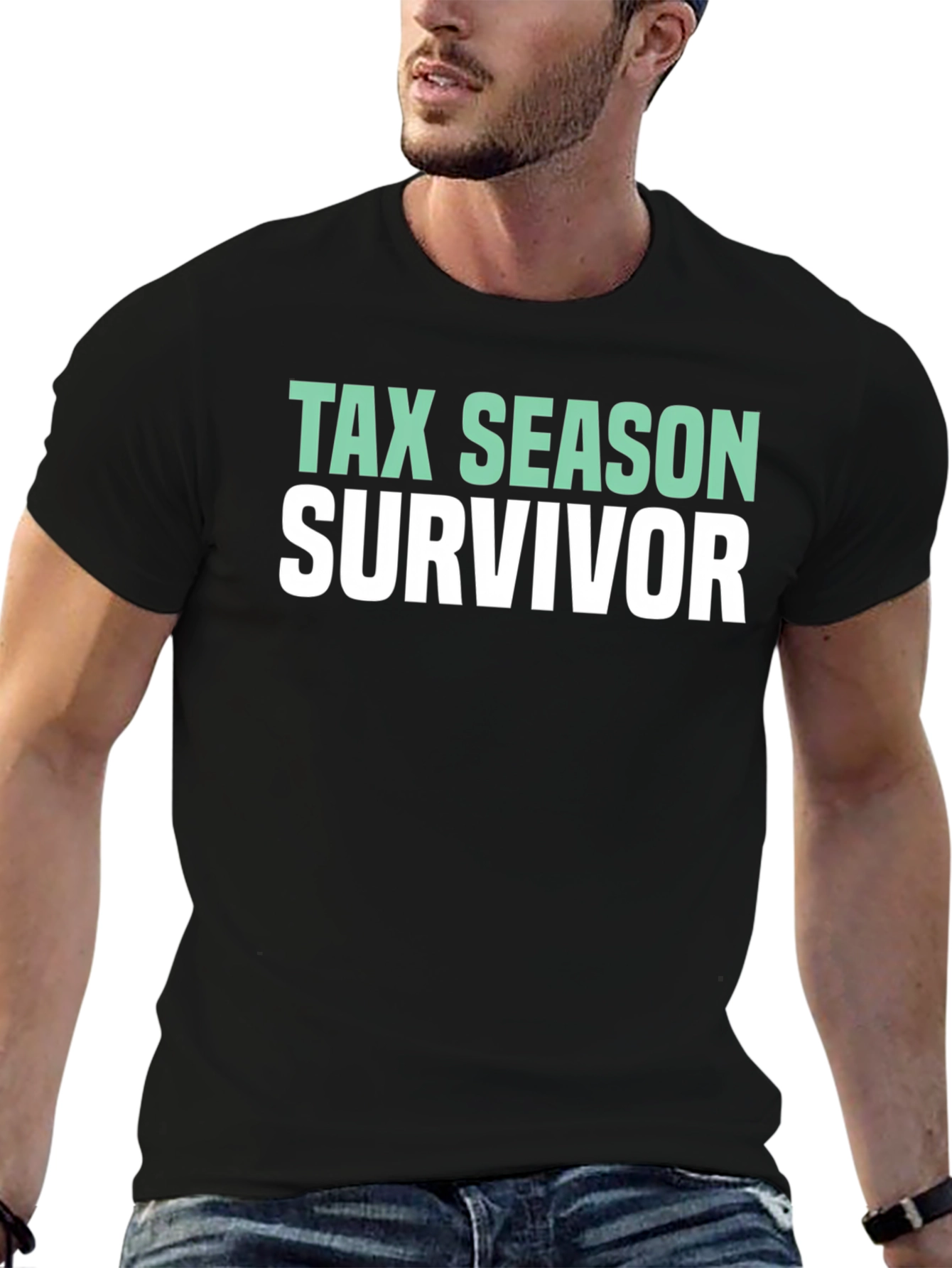 Tax Season Survivor Graphic Tee