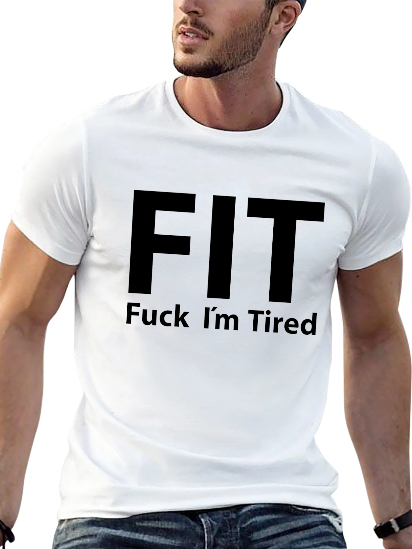 FIT - Funny Workout Graphic T-Shirt