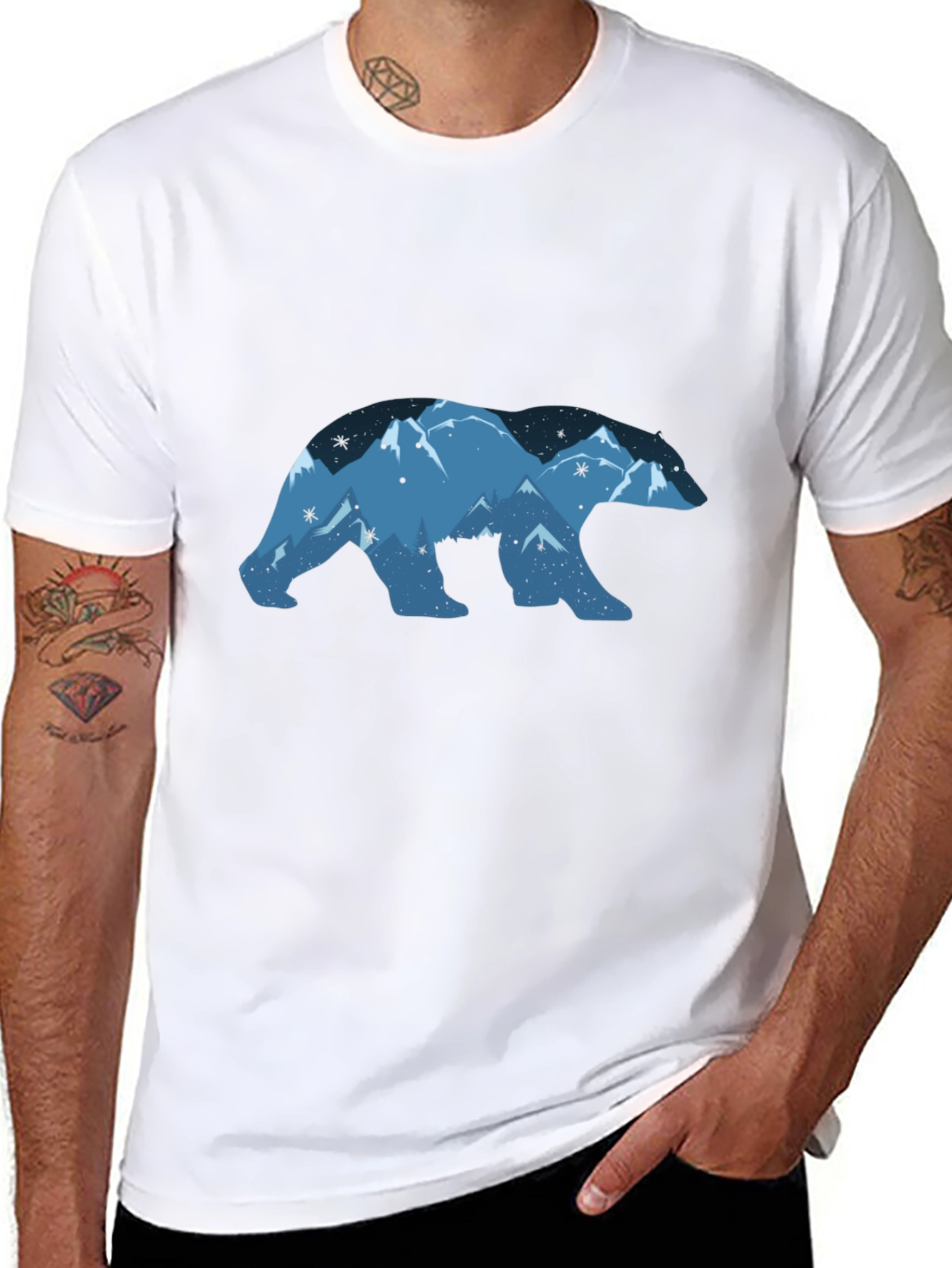 Bear Mountain Graphic Tee - Nature Lovers Shirt