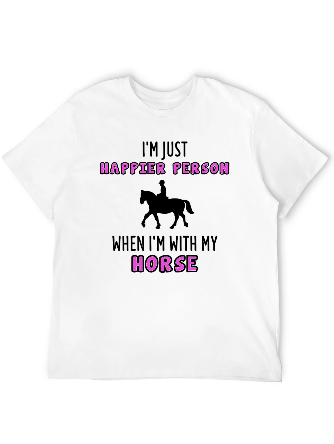 Happier Person Horse T-Shirt