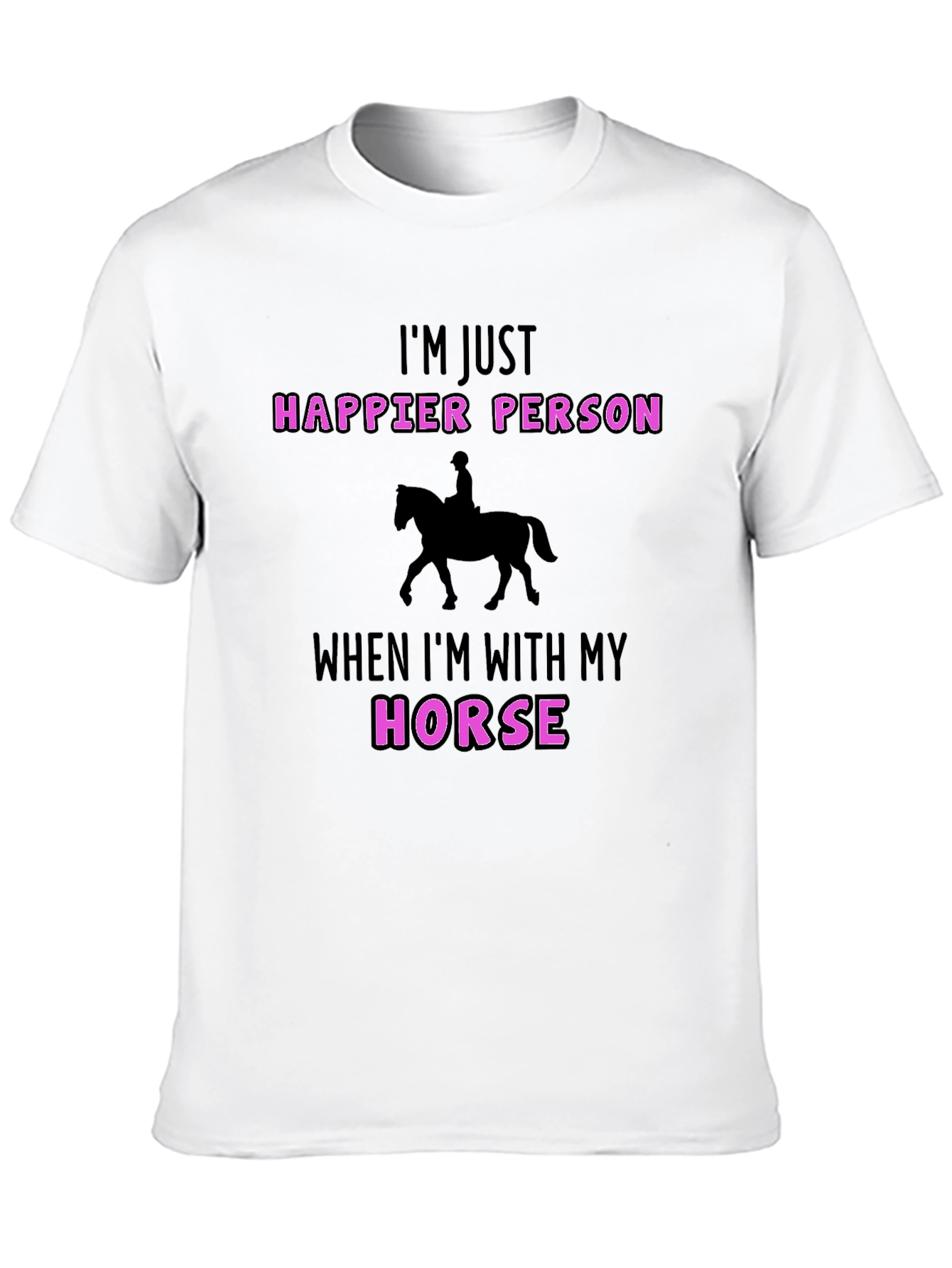 Happier Person Horse T-Shirt