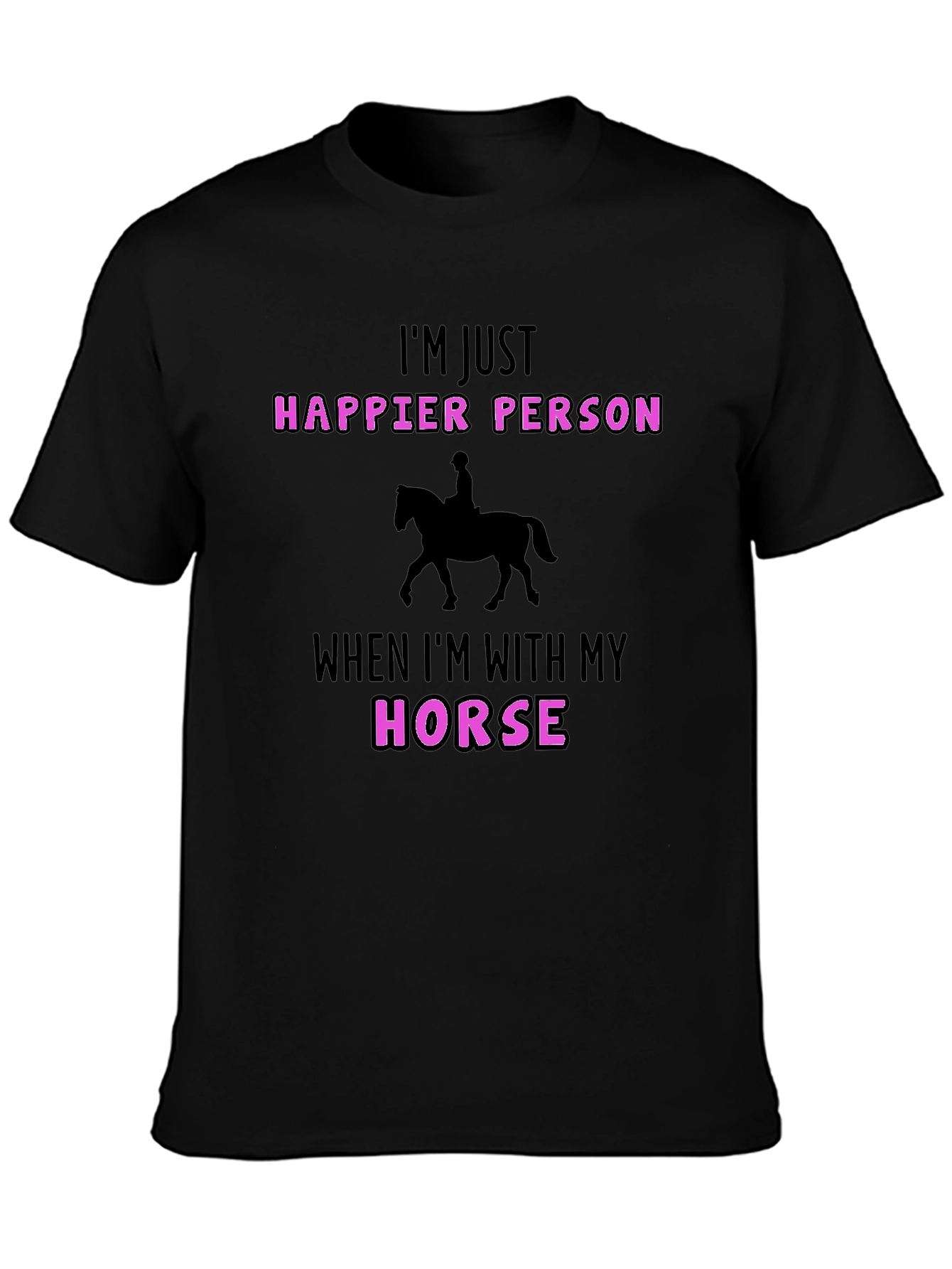 Happier Person Horse T-Shirt