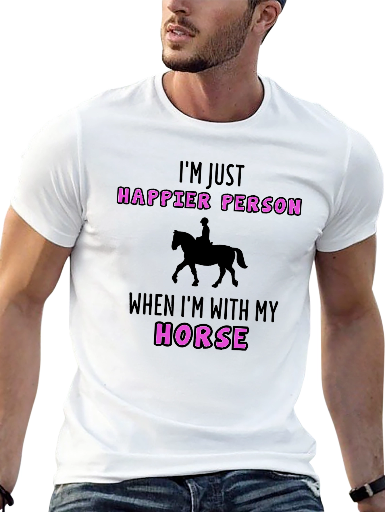 Happier Person Horse T-Shirt
