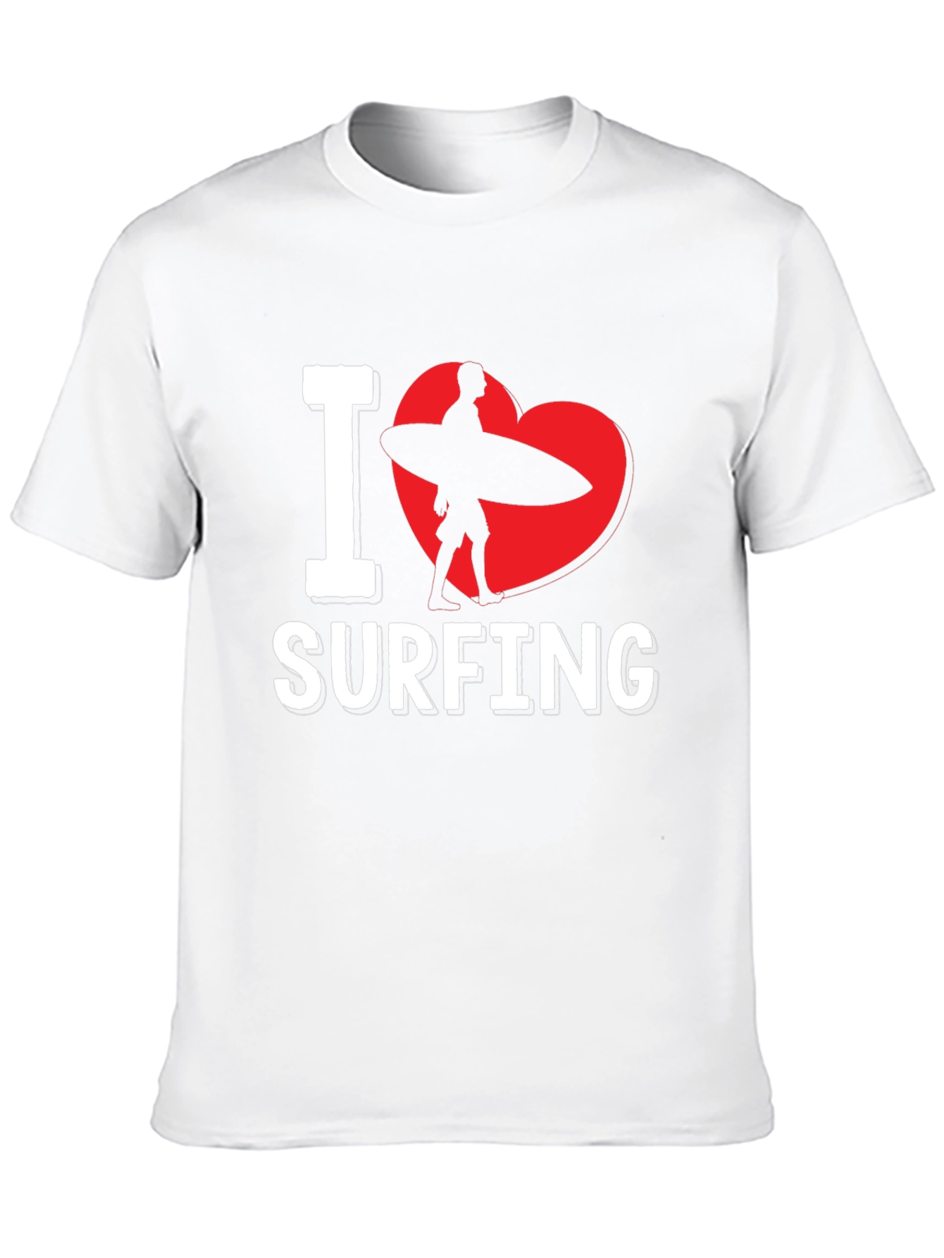 I Heart Surfing Graphic Tee