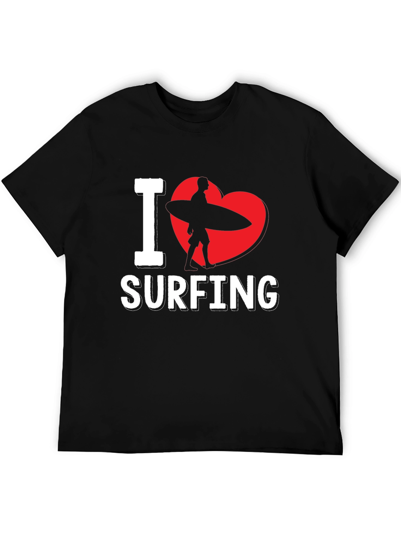 I Heart Surfing Graphic Tee