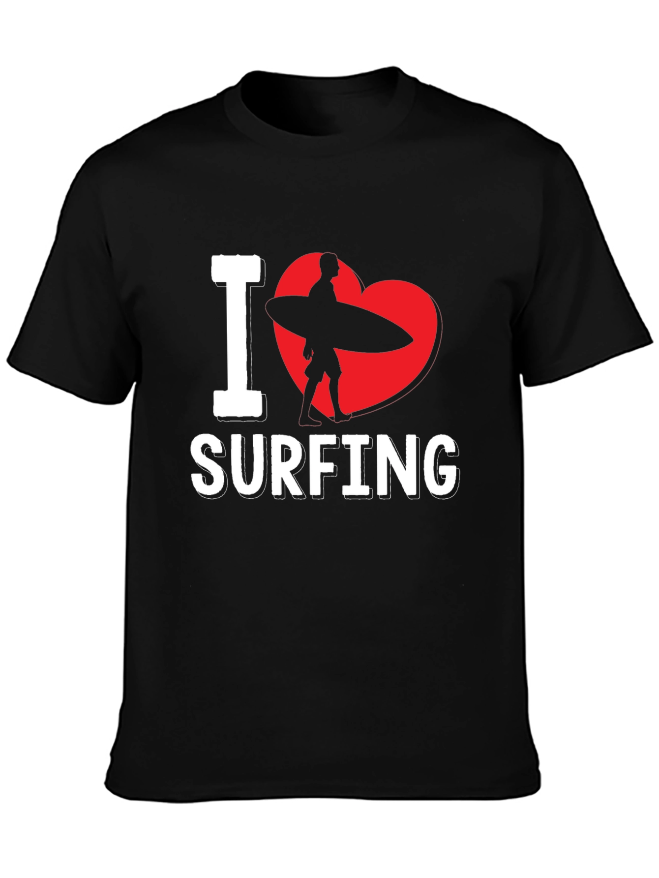 I Heart Surfing Graphic Tee