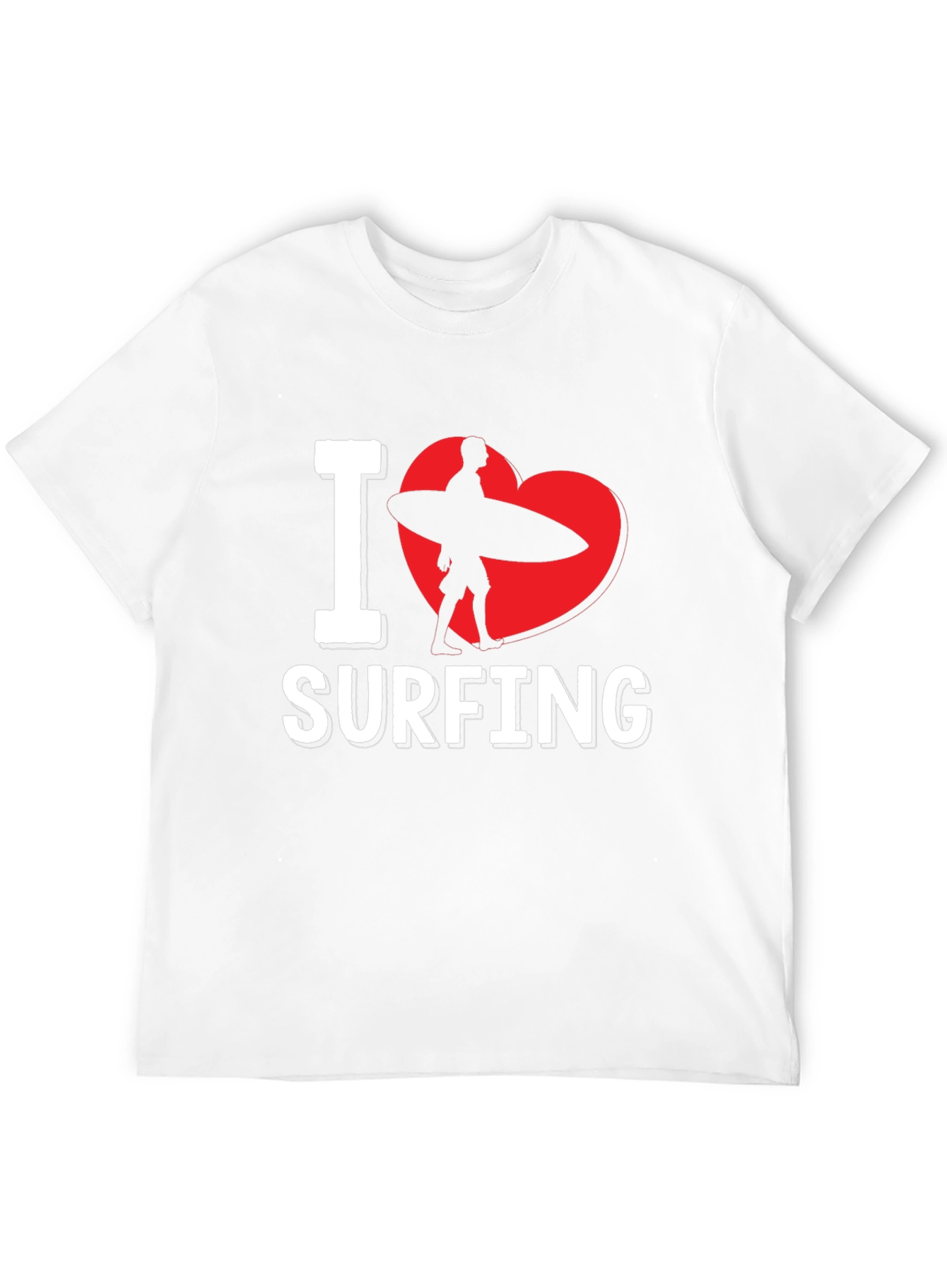 I Heart Surfing Graphic Tee