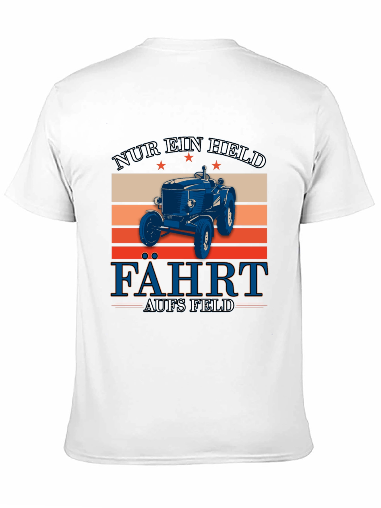 NUR EIN HELD Tractor Graphic T-Shirt