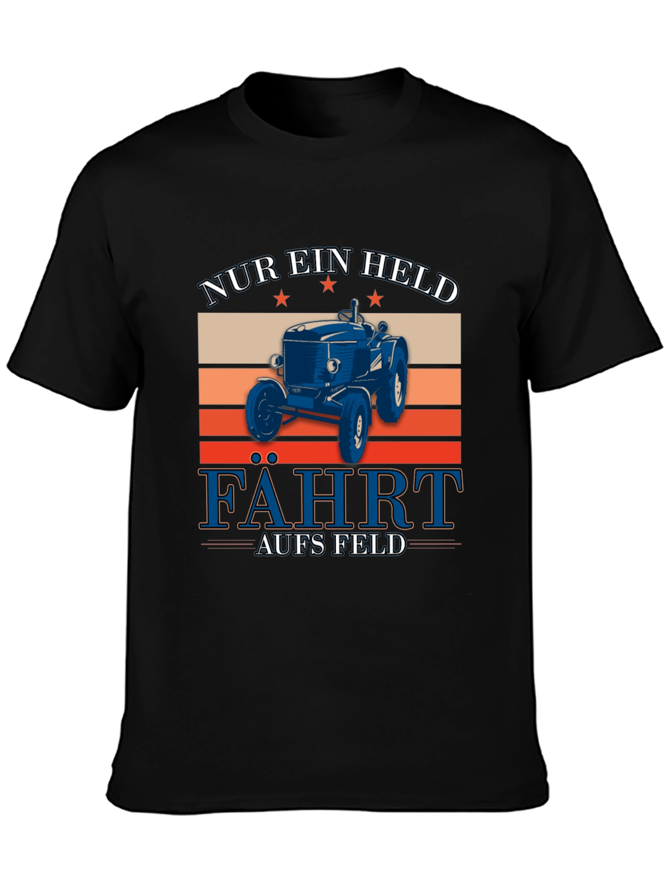 NUR EIN HELD Tractor Graphic T-Shirt