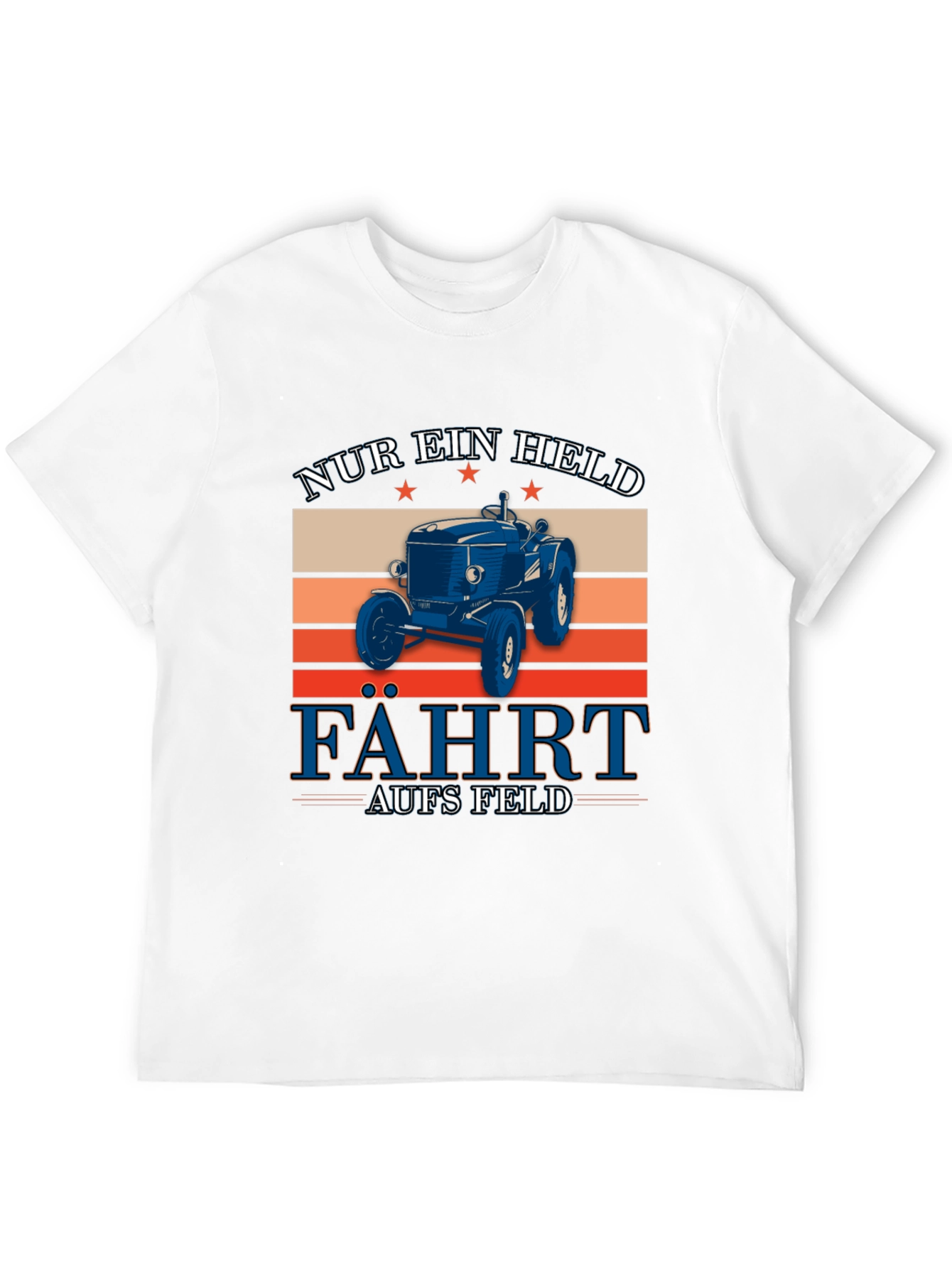 NUR EIN HELD Tractor Graphic T-Shirt