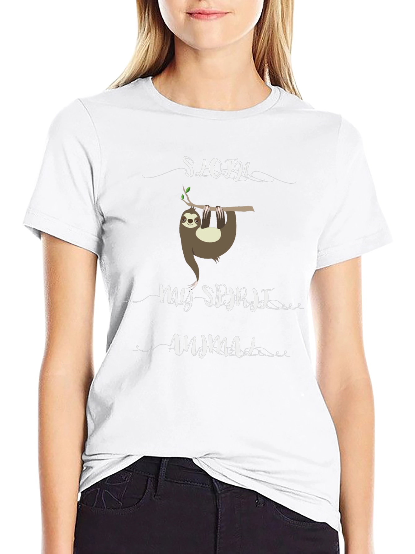 Sloth My Spirit Animal T-Shirt: Cute & Comfy Tee