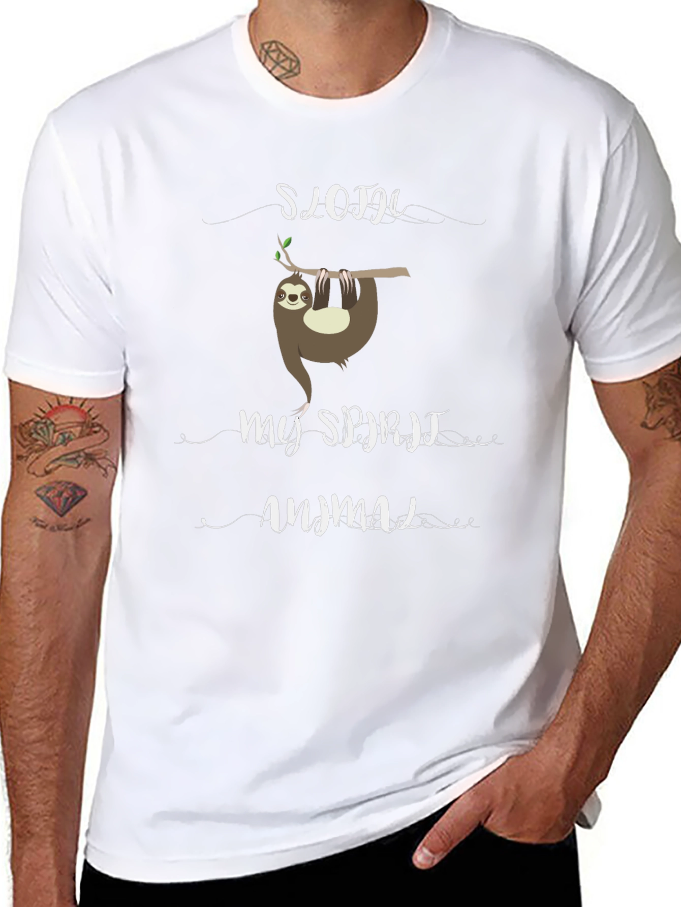 Sloth My Spirit Animal T-Shirt: Cute & Comfy Tee