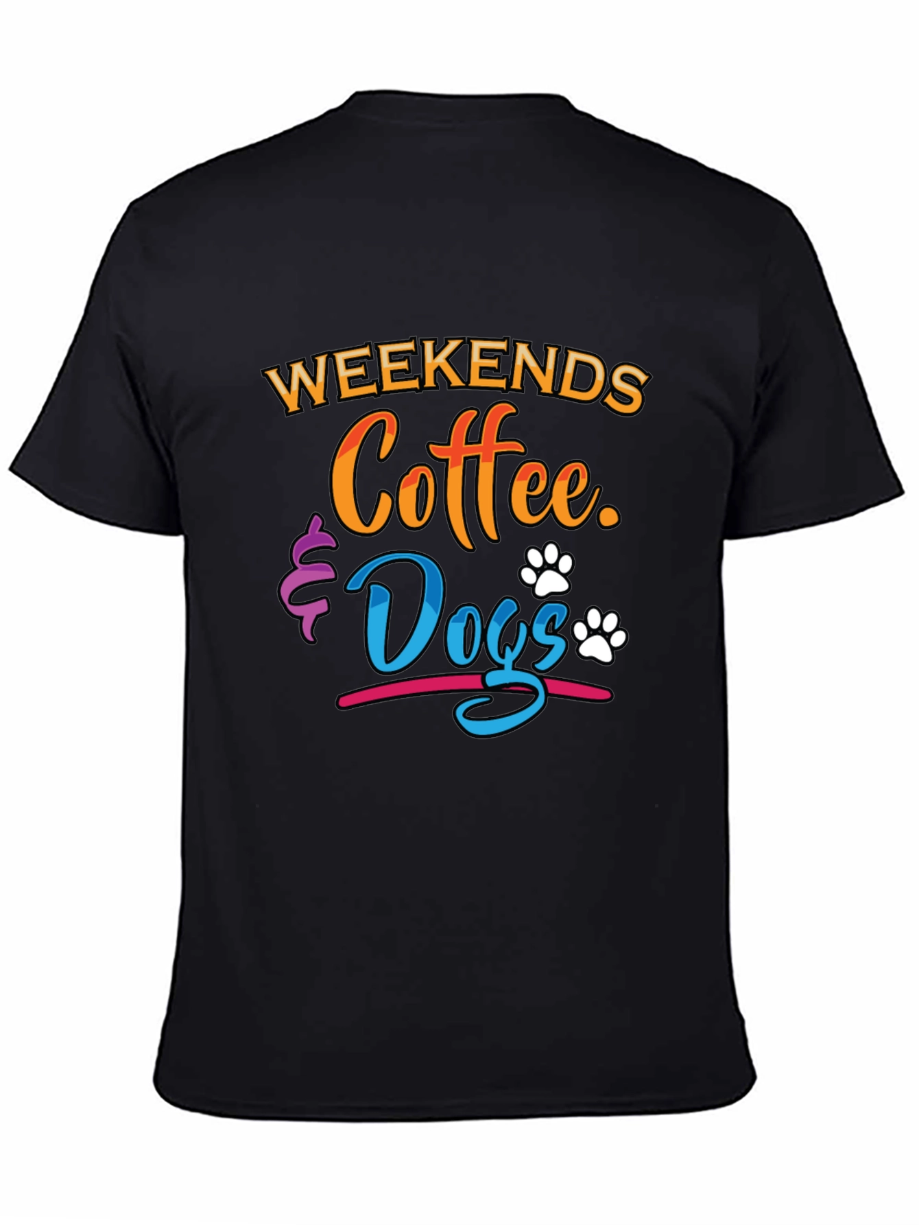 Weekends Coffee & Dogs Graphic Tee