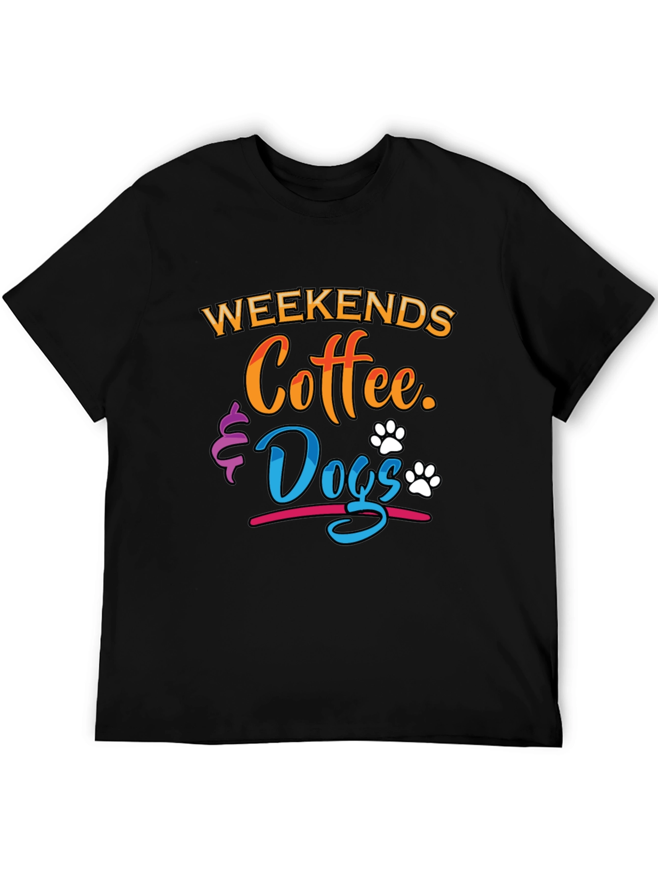 Weekends Coffee & Dogs Graphic Tee