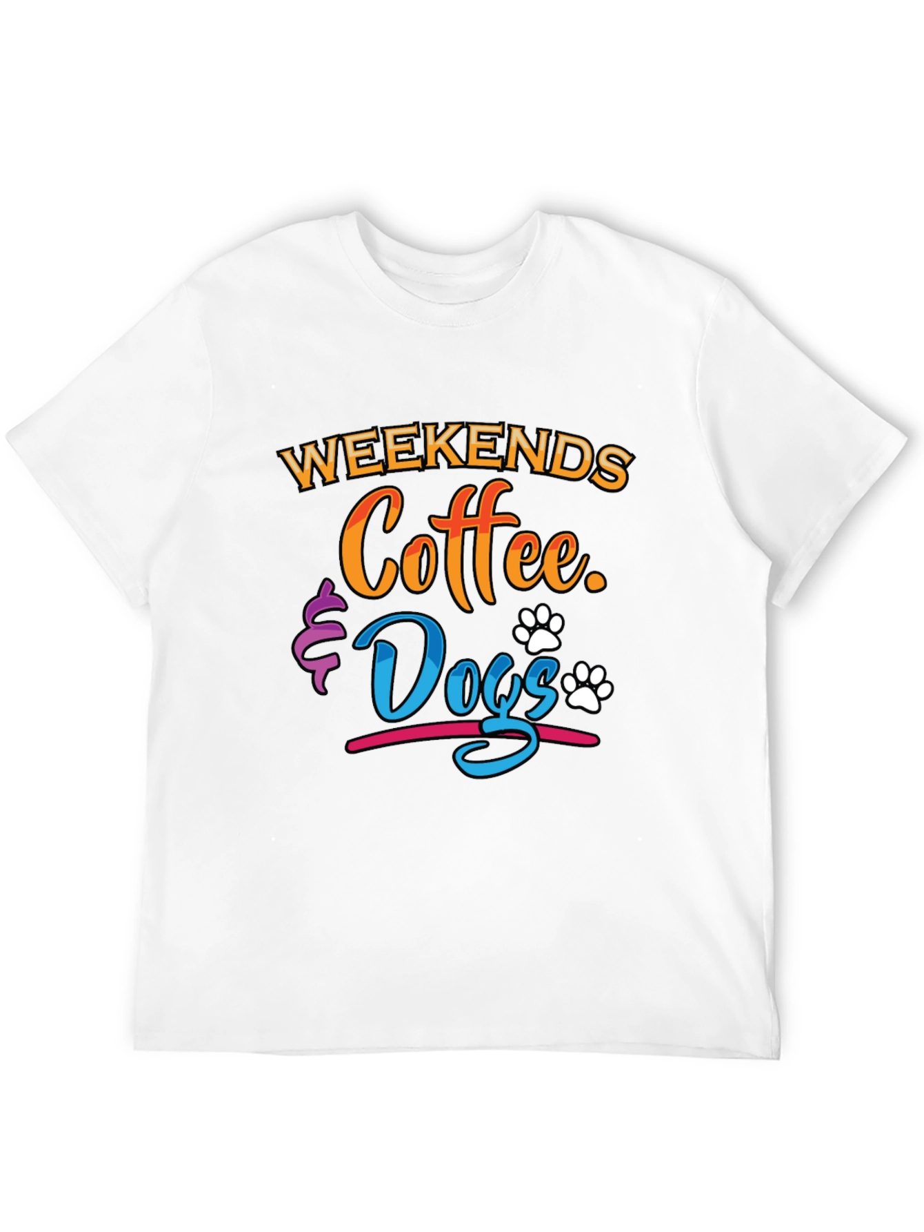 Weekends Coffee & Dogs Graphic Tee