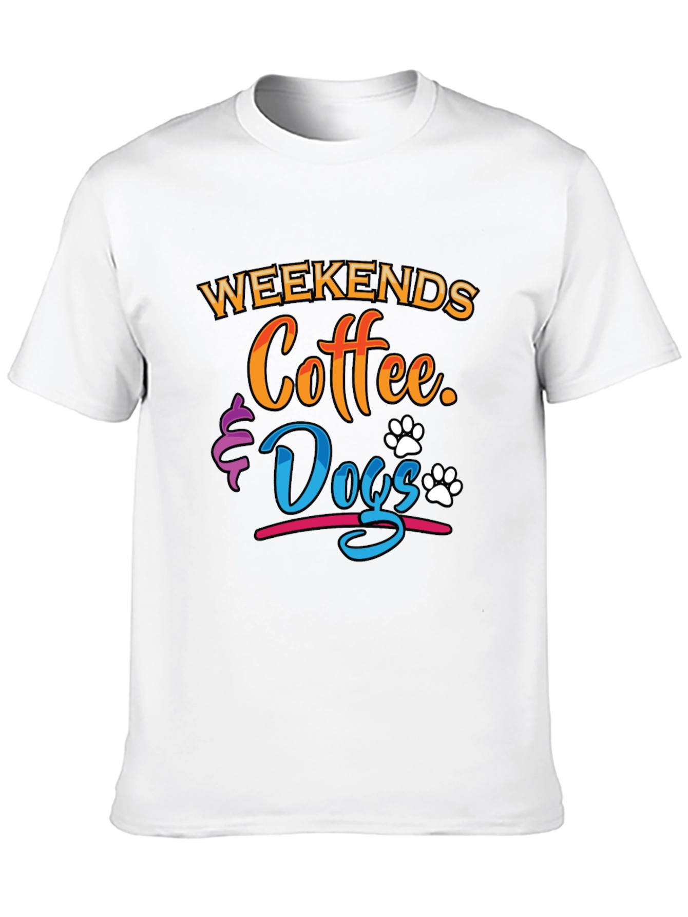 Weekends Coffee & Dogs Graphic Tee