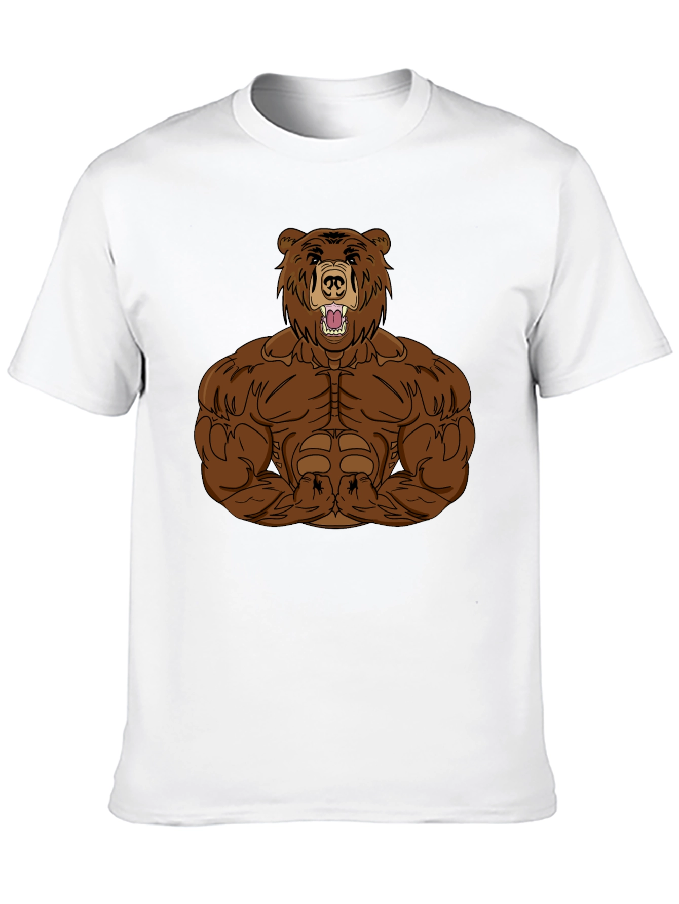 Muscle Bear Graphic T-Shirt - Mens Black Tee