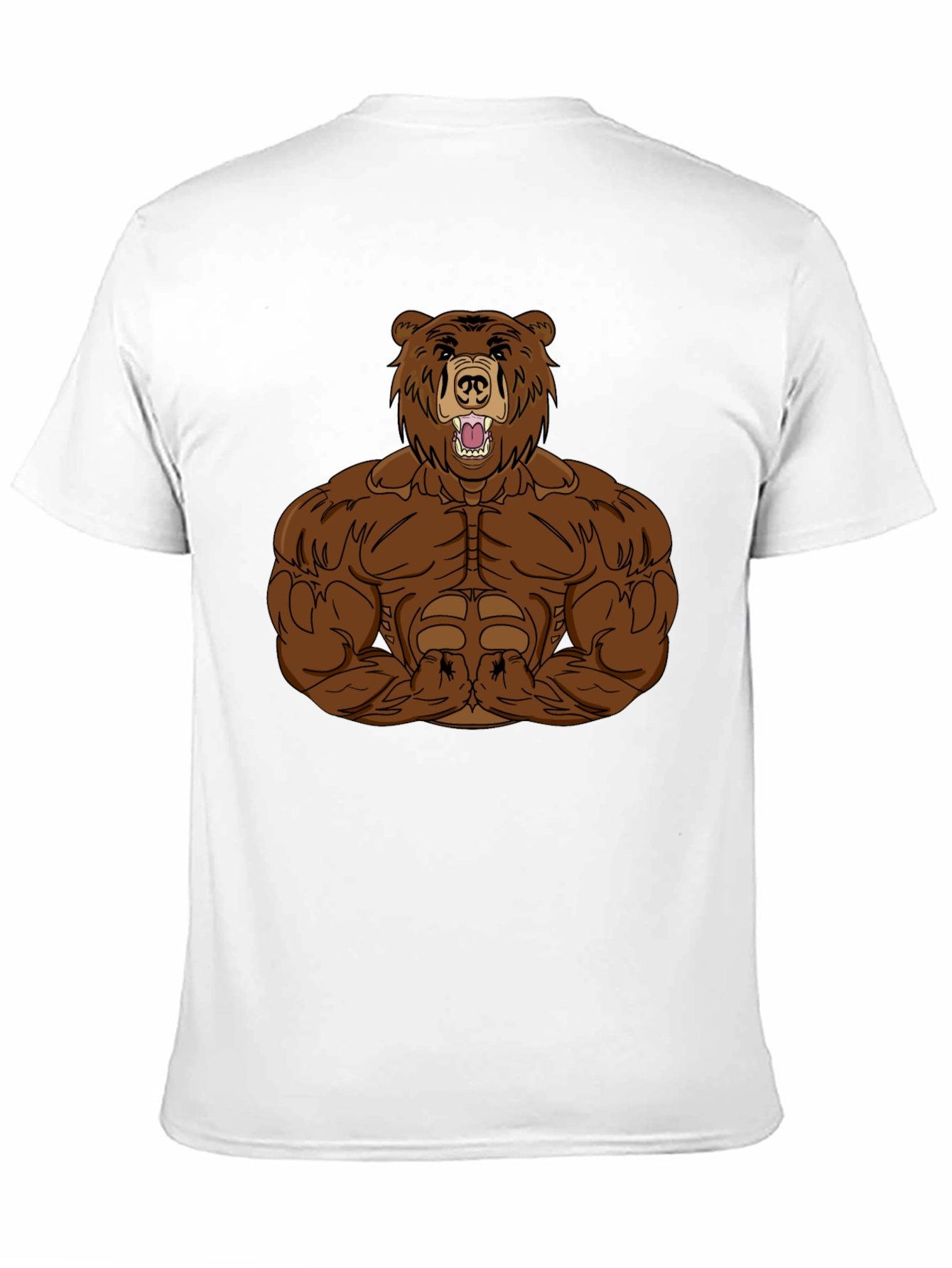 Muscle Bear Graphic T-Shirt - Mens Black Tee