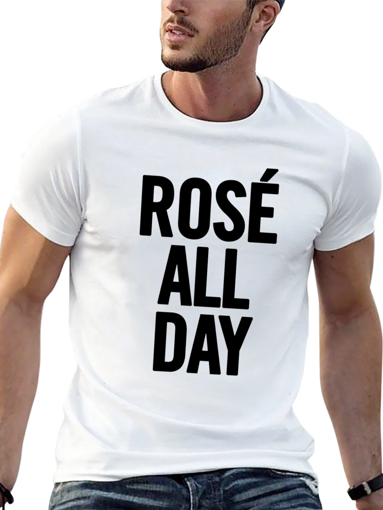 Rosé All Day Graphic Tee - Modern Fit