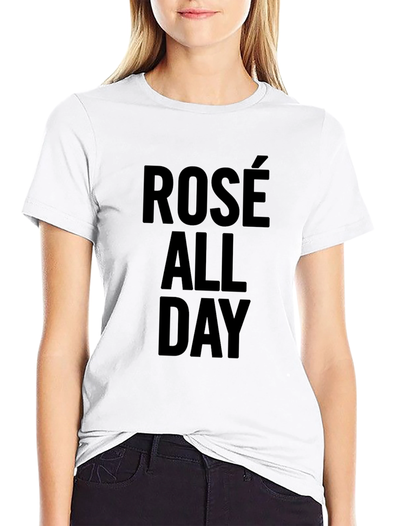 Rosé All Day Graphic Tee - Modern Fit