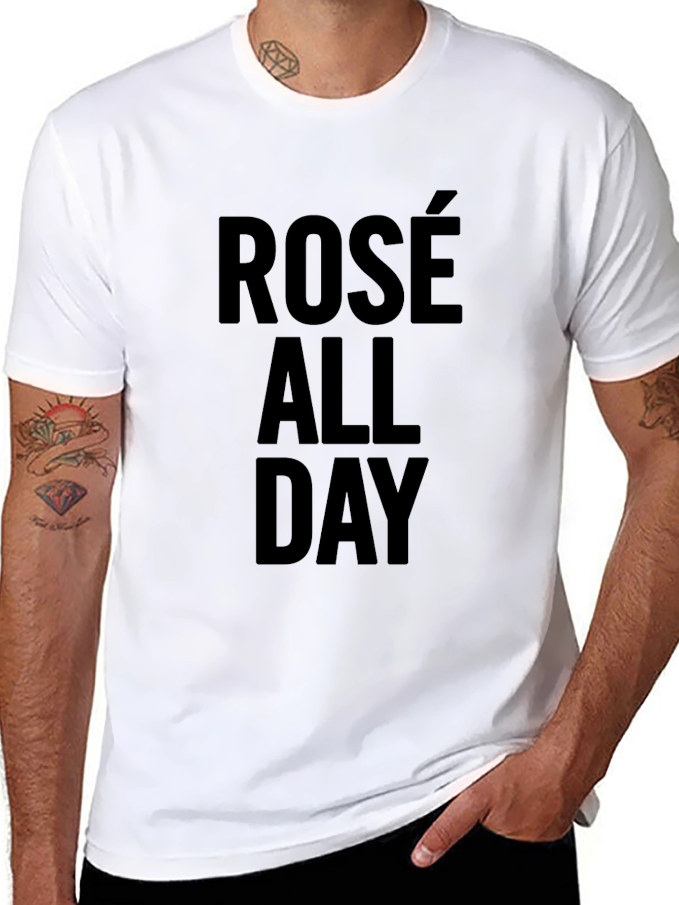 Rosé All Day Graphic Tee - Modern Fit