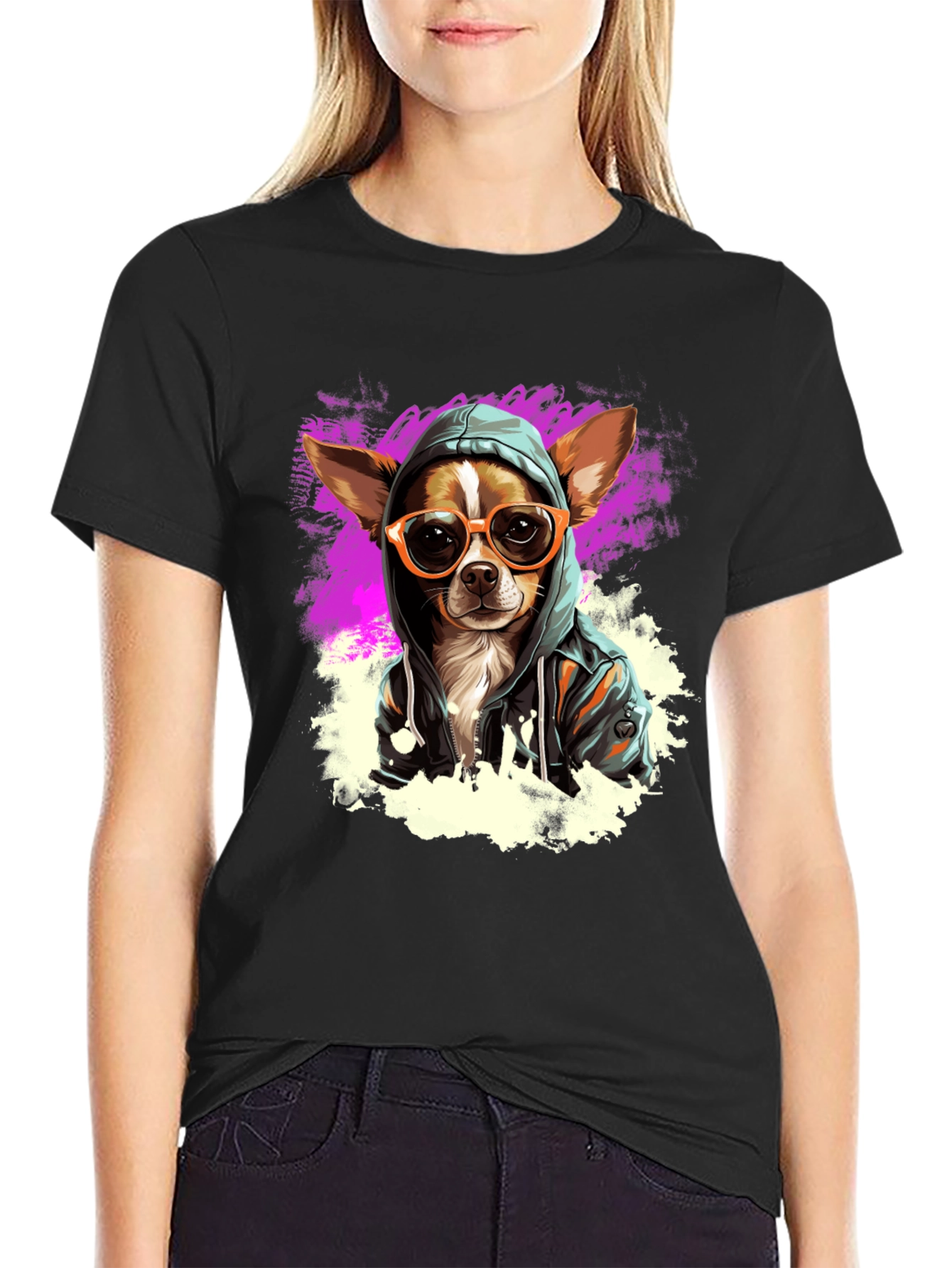 Cool Dog Graphic T-Shirt