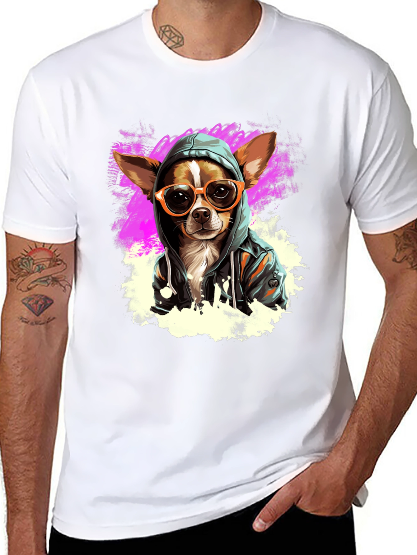 Cool Dog Graphic T-Shirt