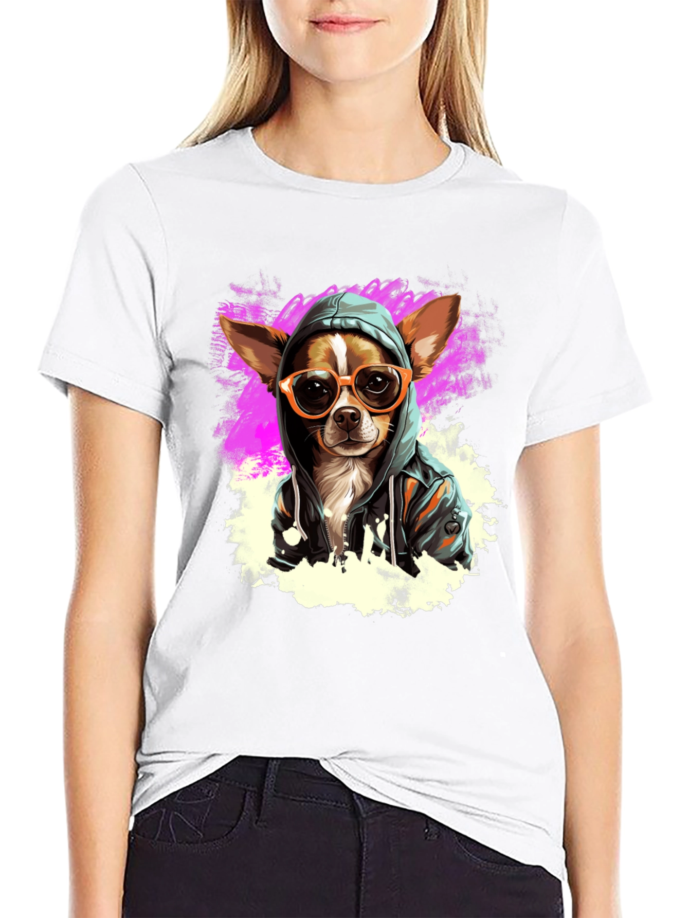 Cool Dog Graphic T-Shirt