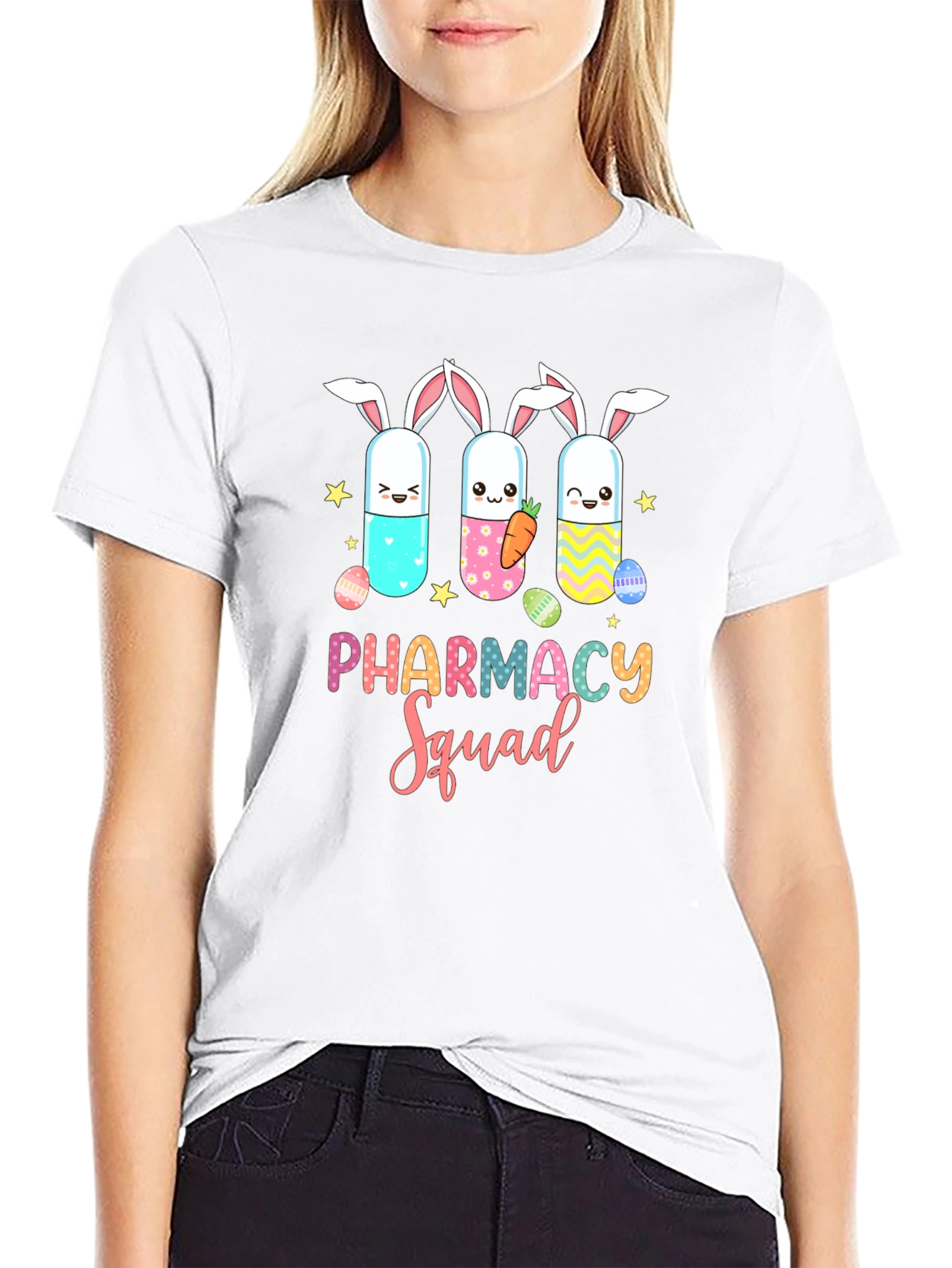 Pharmacy Squad Easter Bunny Pill T-Shirt