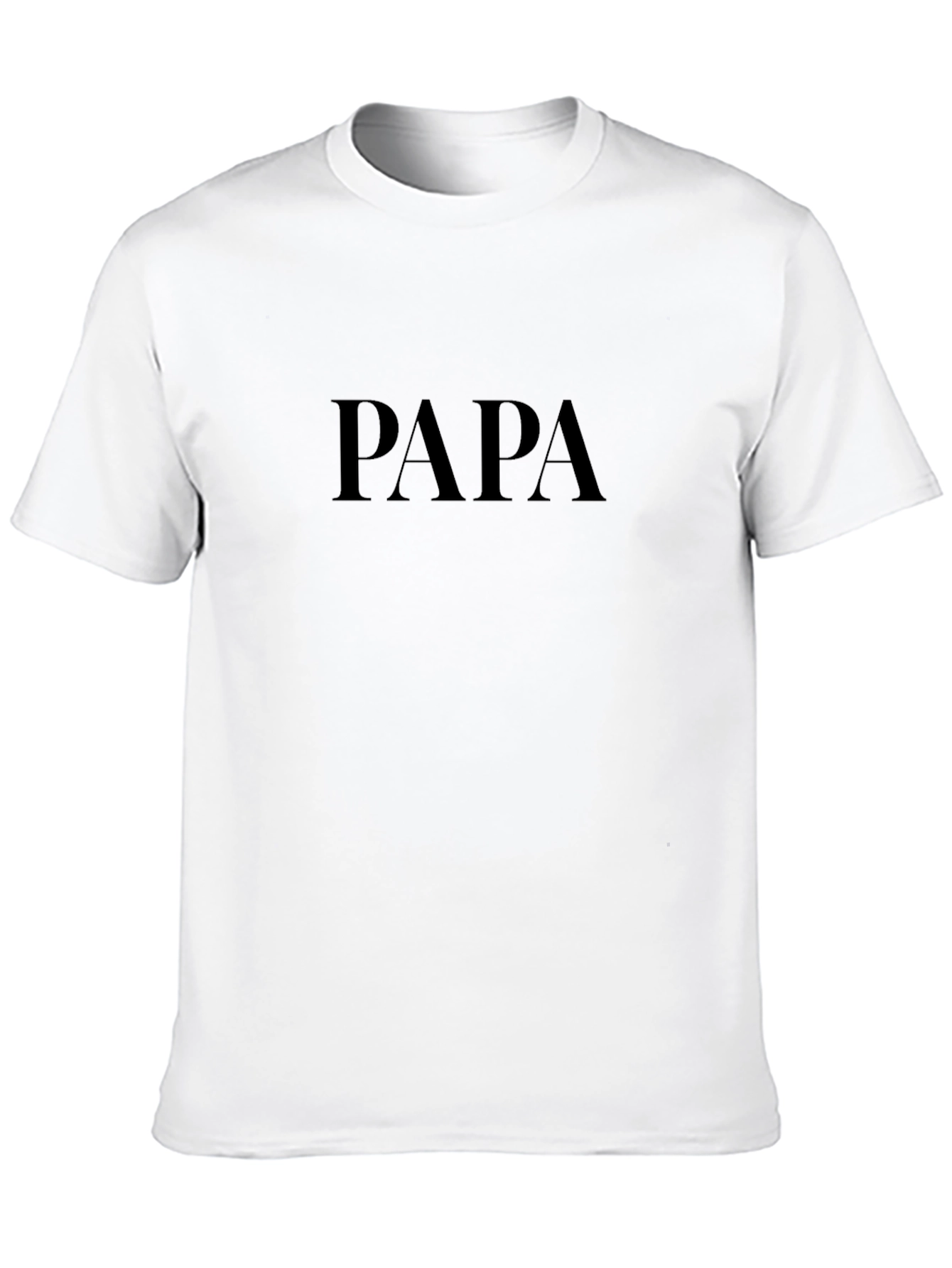 Stylish PAPA Black T-Shirt for Men