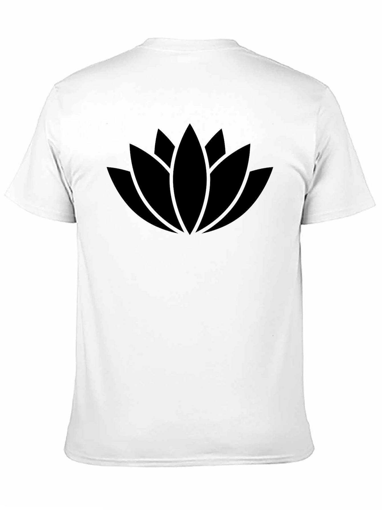 Black Lotus Flower Graphic Tee