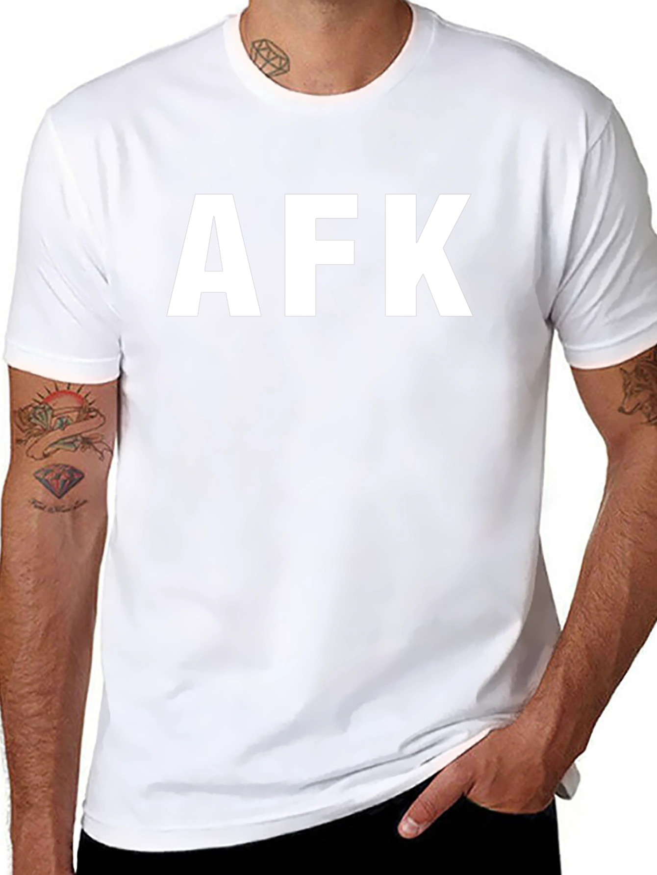 AFK Black T-Shirt - Gamer Style Tee