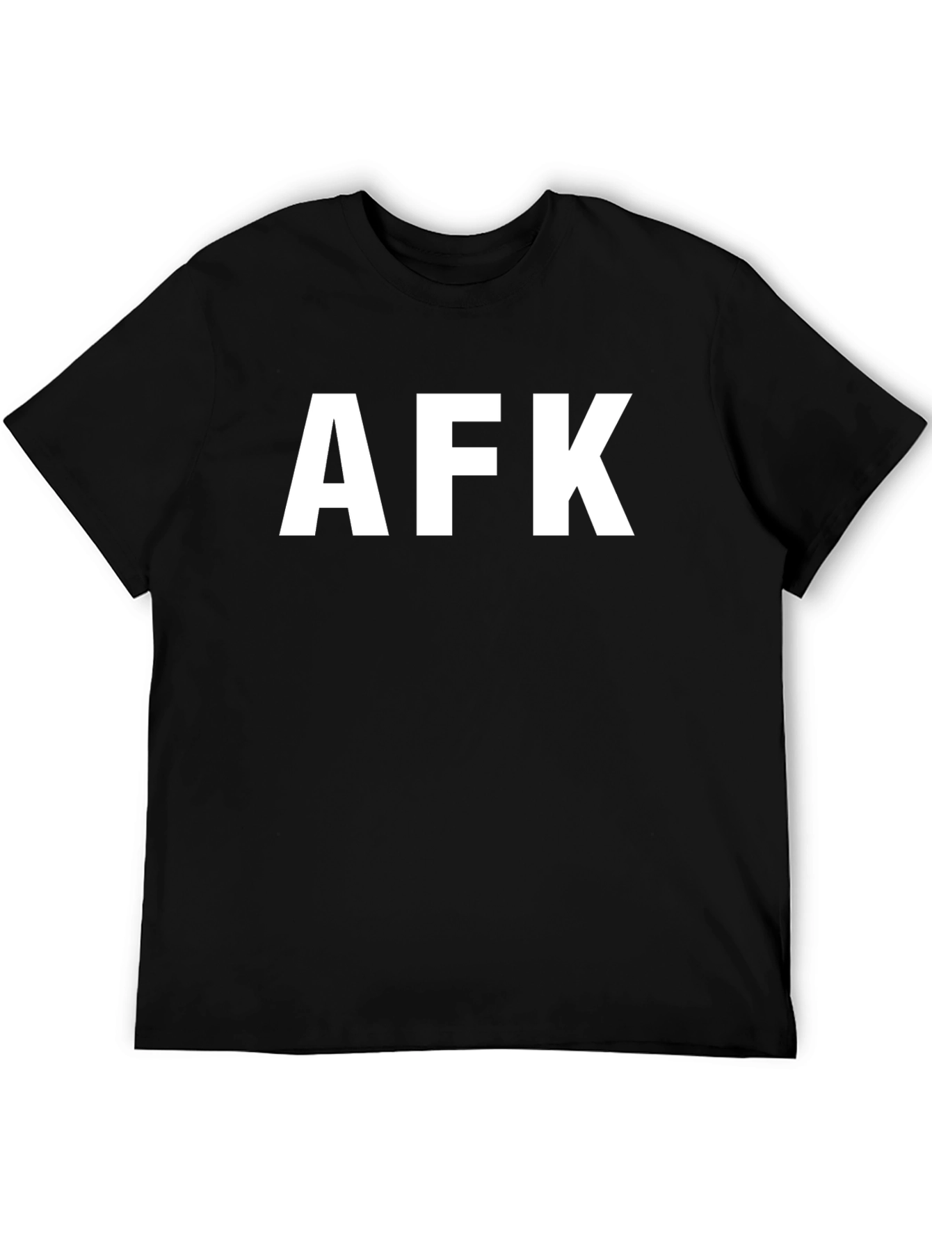 AFK Black T-Shirt - Gamer Style Tee