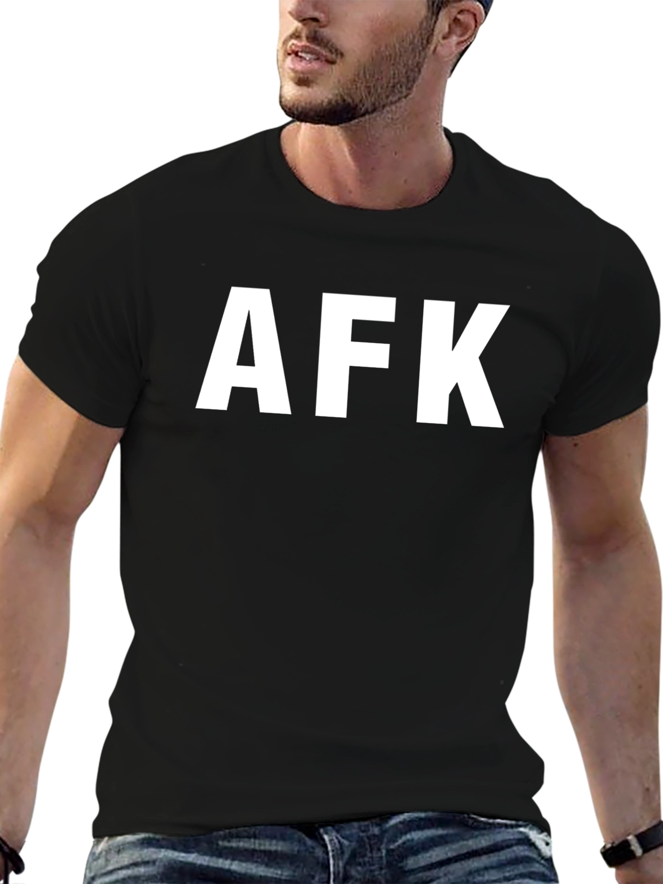 AFK Black T-Shirt - Gamer Style Tee