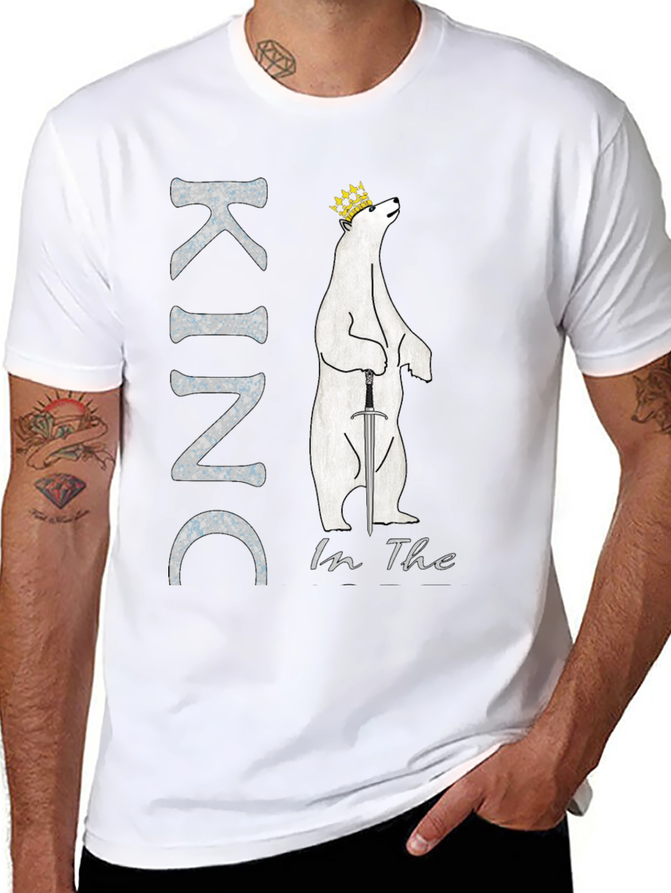 King In The North Bear T-Shirt