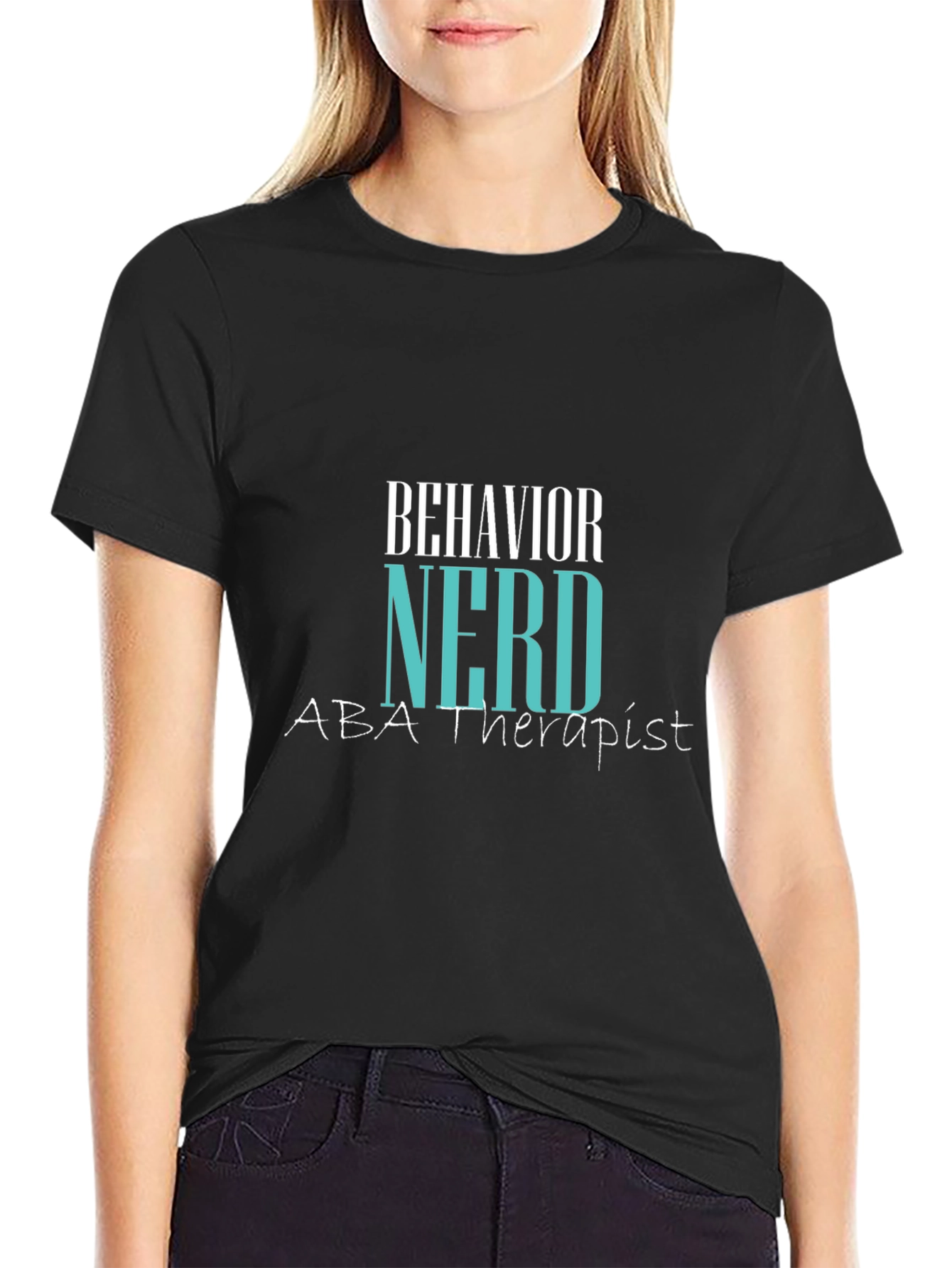 Behavior Nerd ABA Therapist T-Shirt - Black