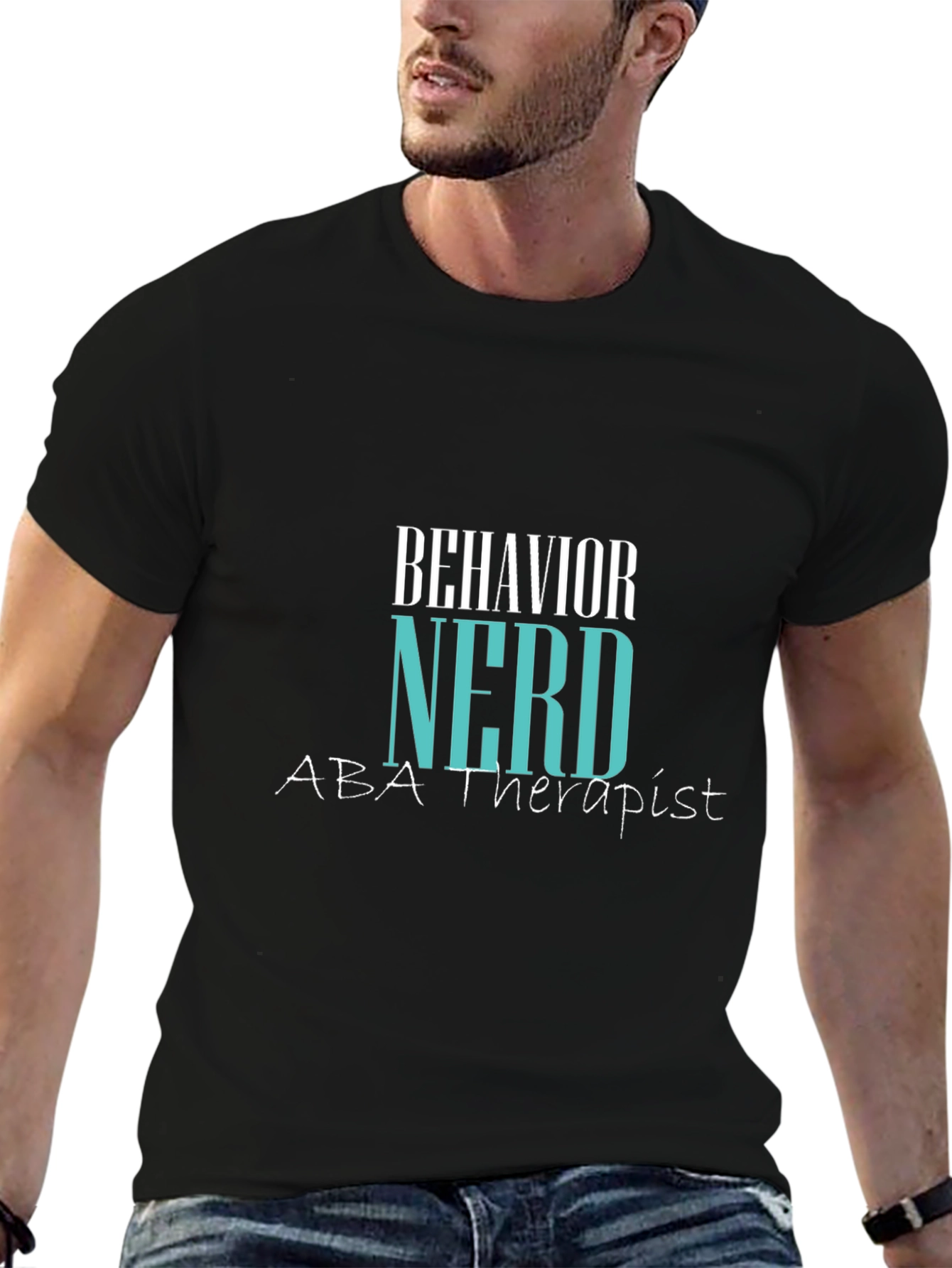 Behavior Nerd ABA Therapist T-Shirt - Black