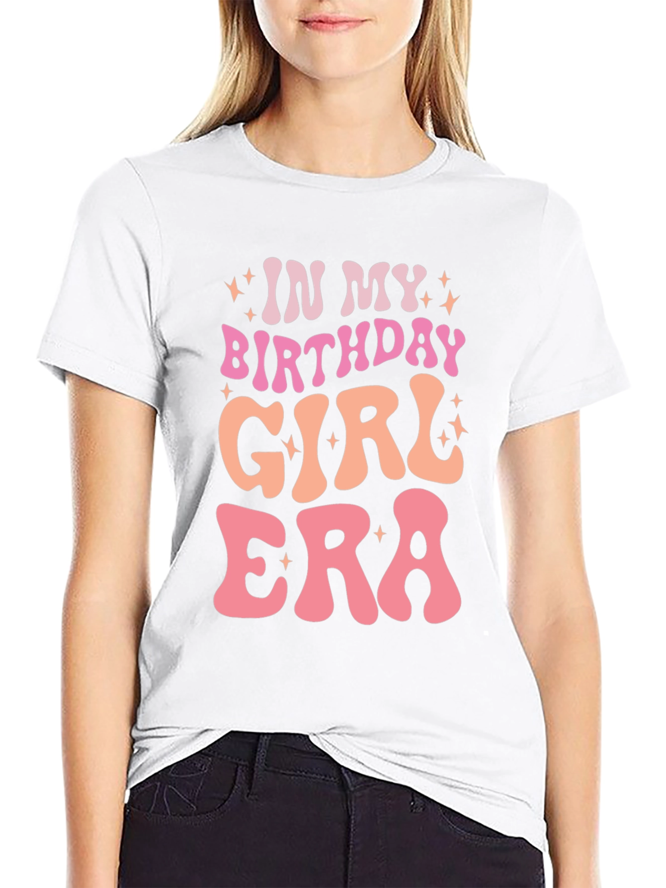 Birthday Girl Era Tee - Trendy Graphic T-Shirt