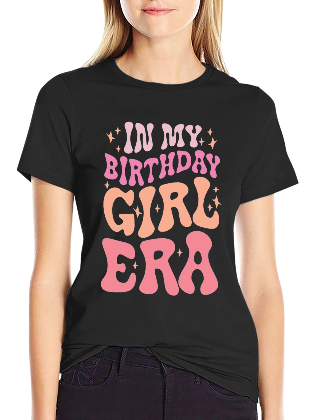 Birthday Girl Era Tee - Trendy Graphic T-Shirt