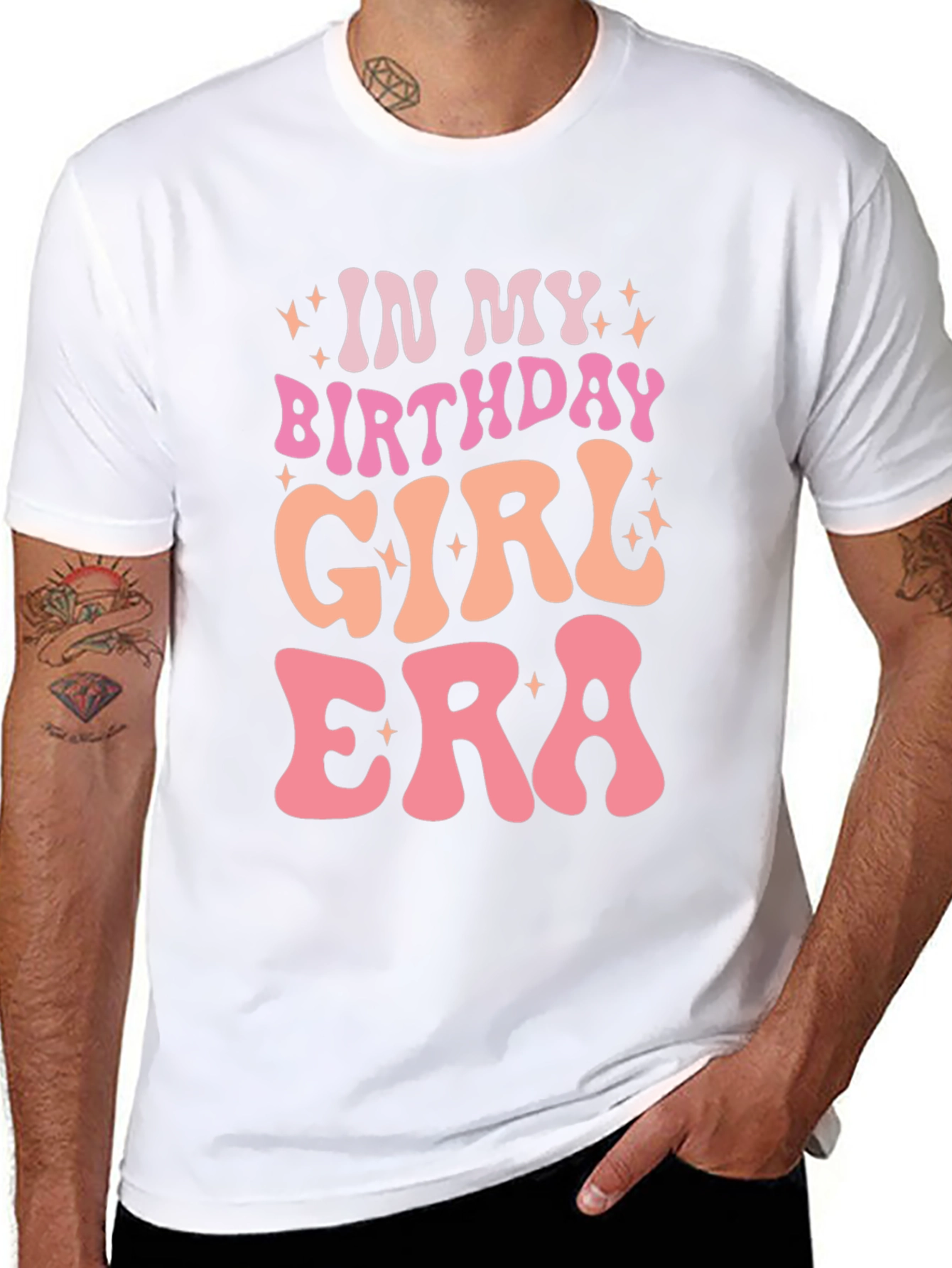 Birthday Girl Era Tee - Trendy Graphic T-Shirt