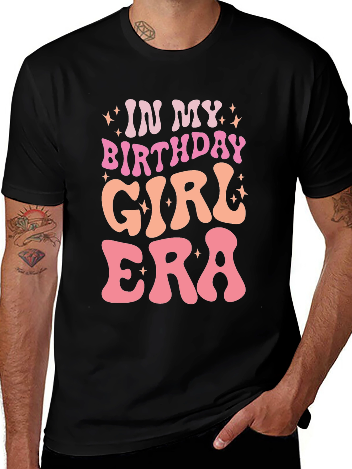 Birthday Girl Era Tee - Trendy Graphic T-Shirt
