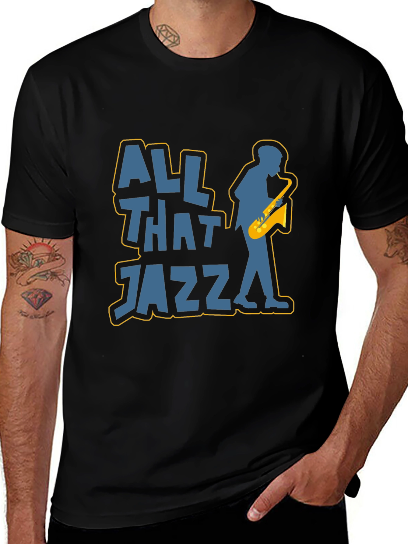 All That Jazz T-Shirt - Musician Saxophone Tee