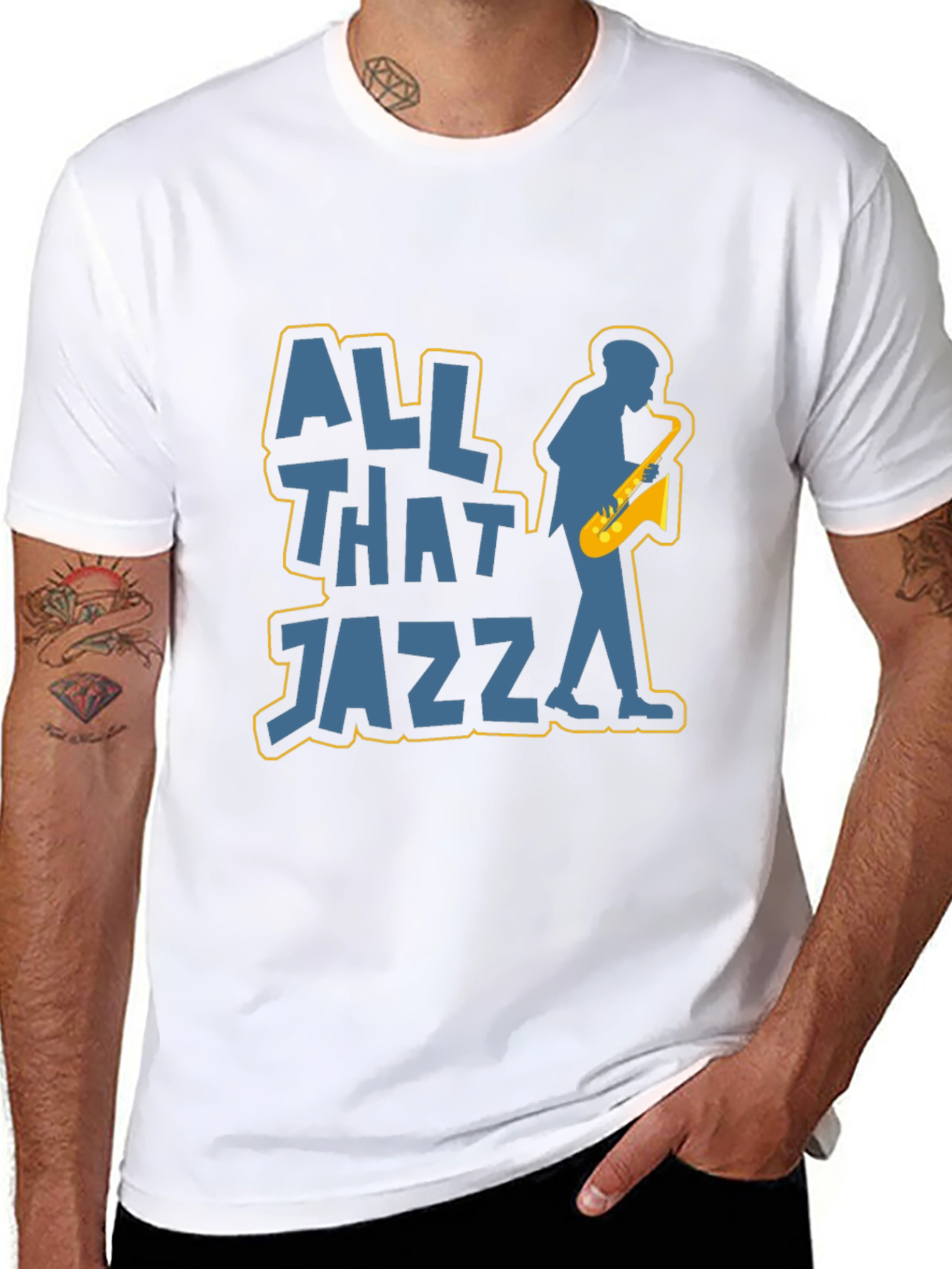 All That Jazz T-Shirt - Musician Saxophone Tee