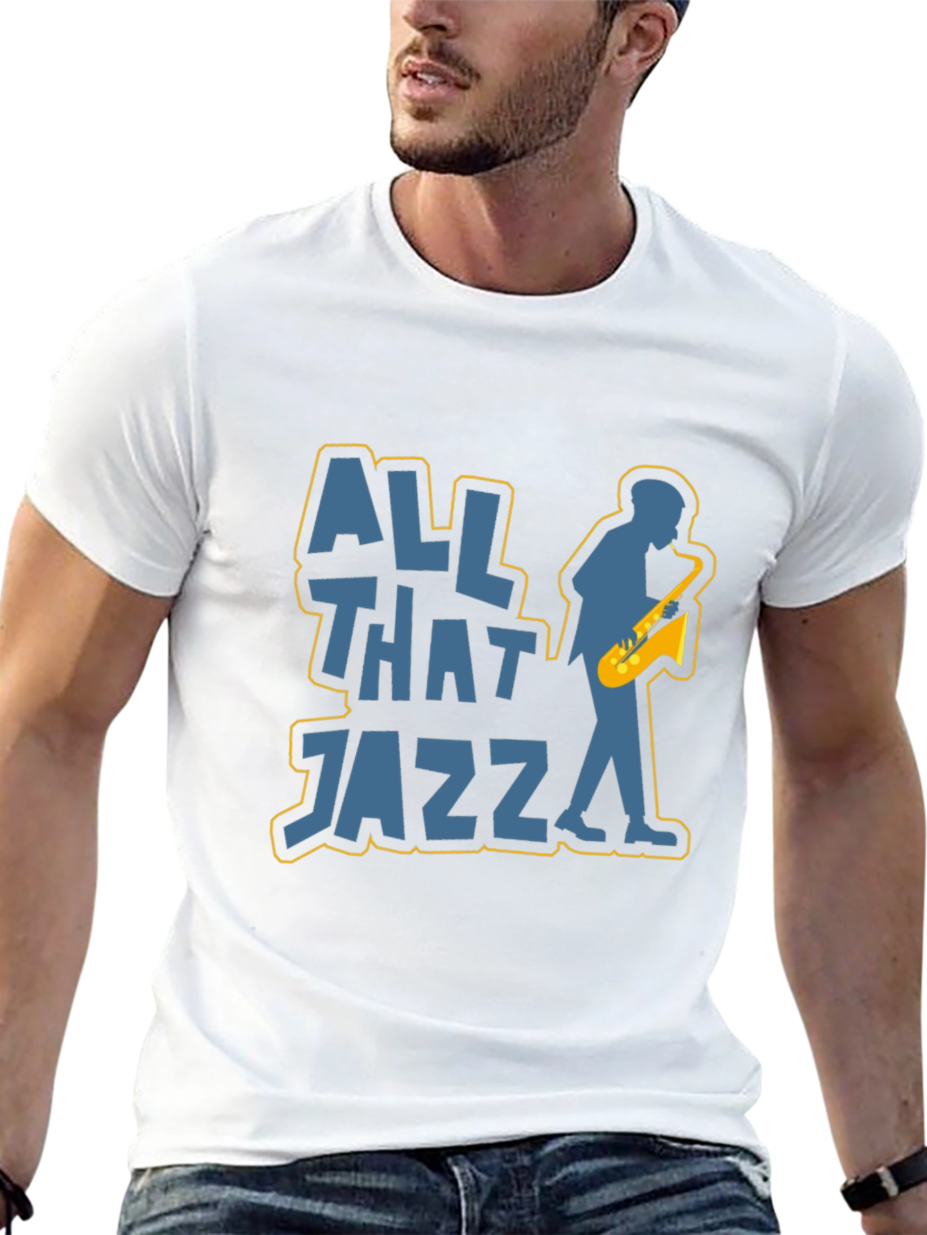 All That Jazz T-Shirt - Musician Saxophone Tee