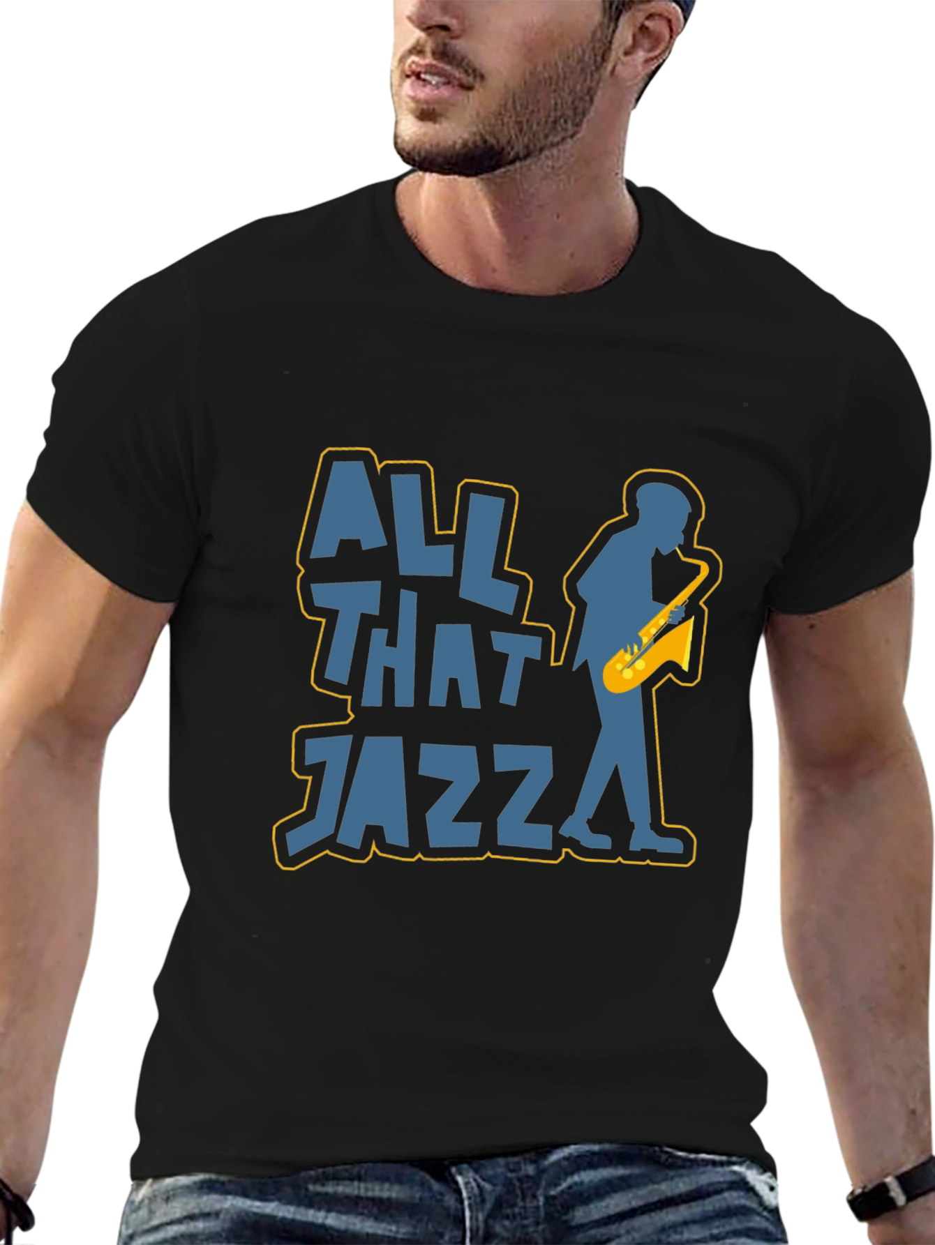 All That Jazz T-Shirt - Musician Saxophone Tee