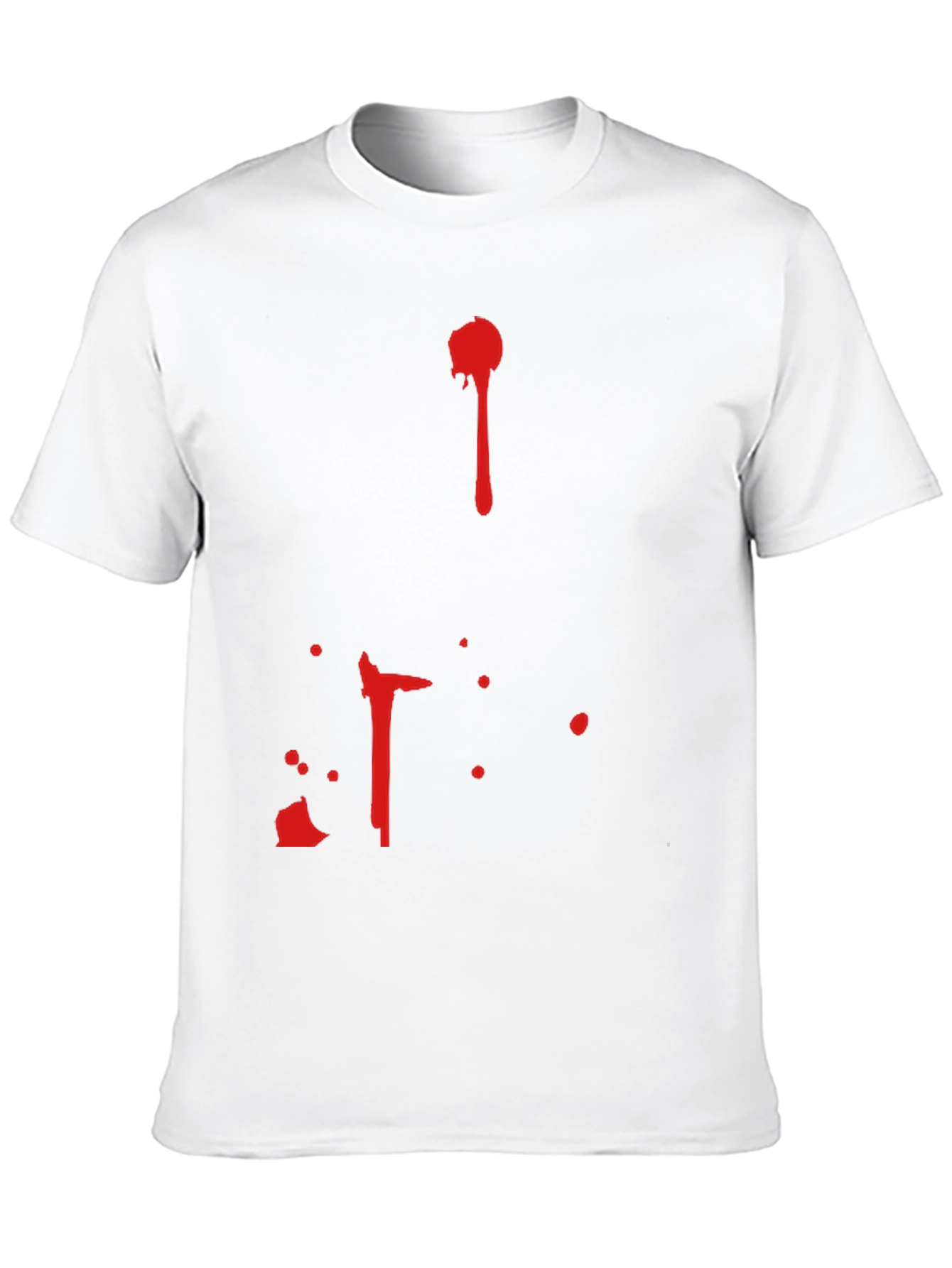 Blood Splatter Graphic Tee - Halloween Costume Shirt